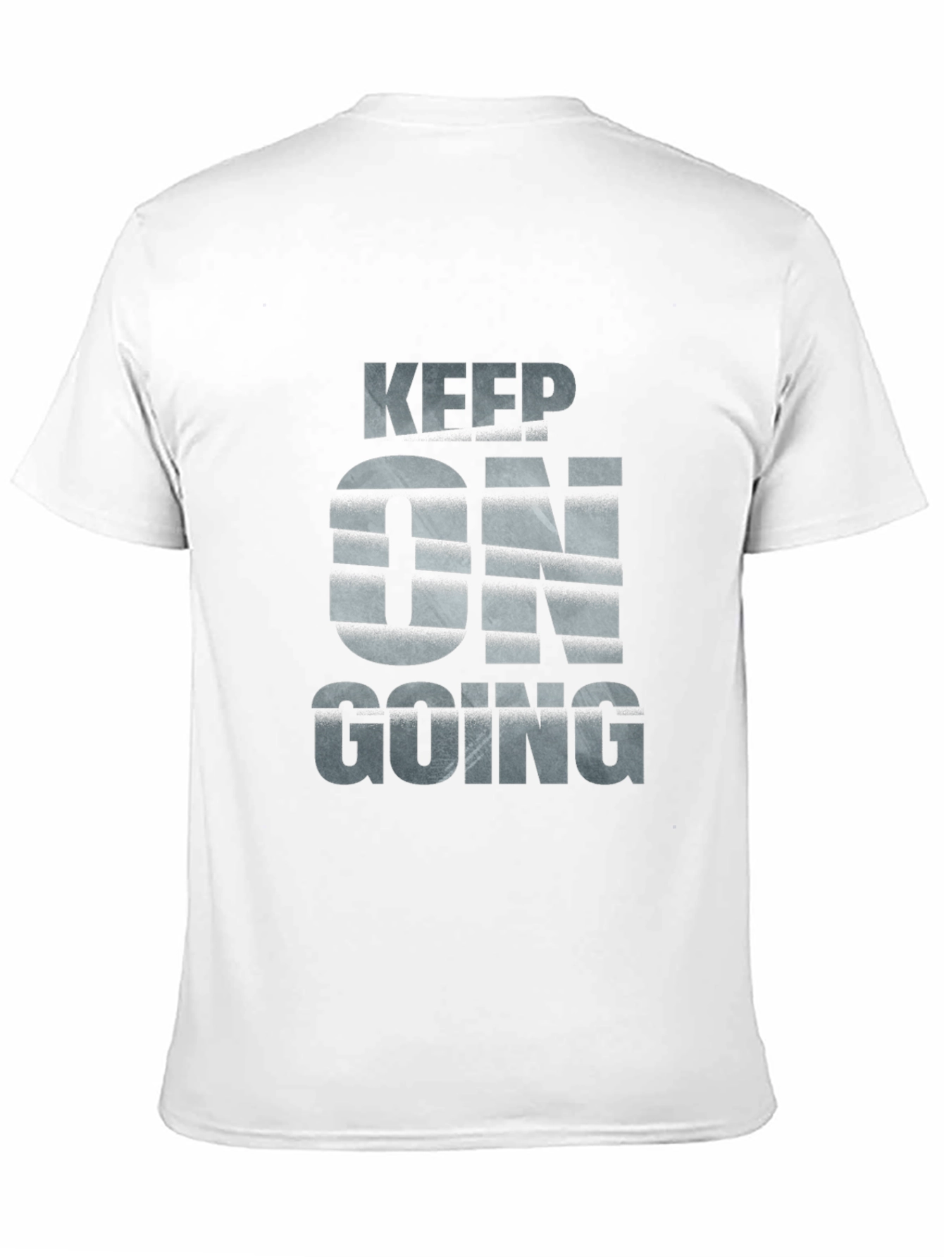 Keep On Going Black Graphic Tee