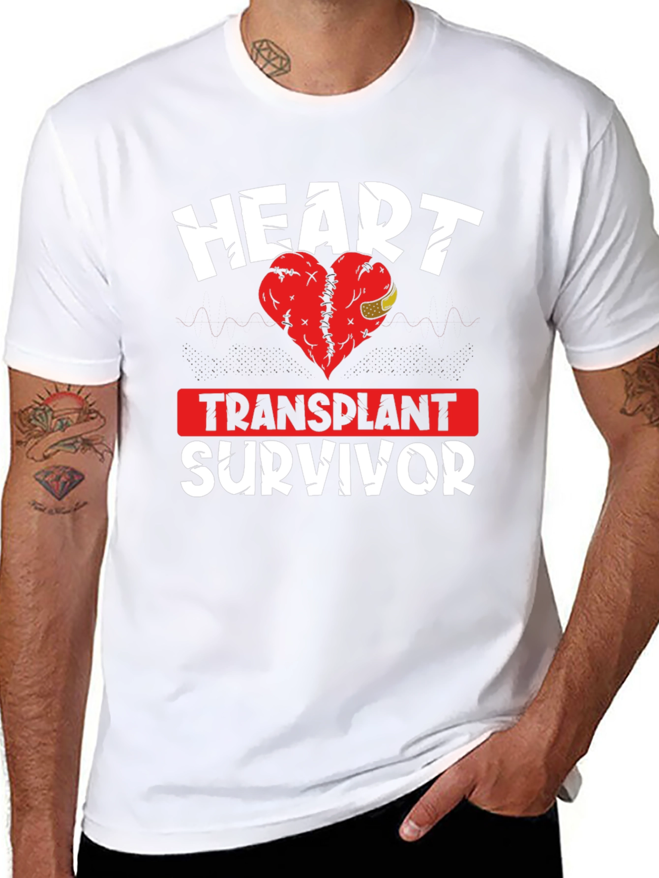 Heart Transplant Survivor Graphic Tee