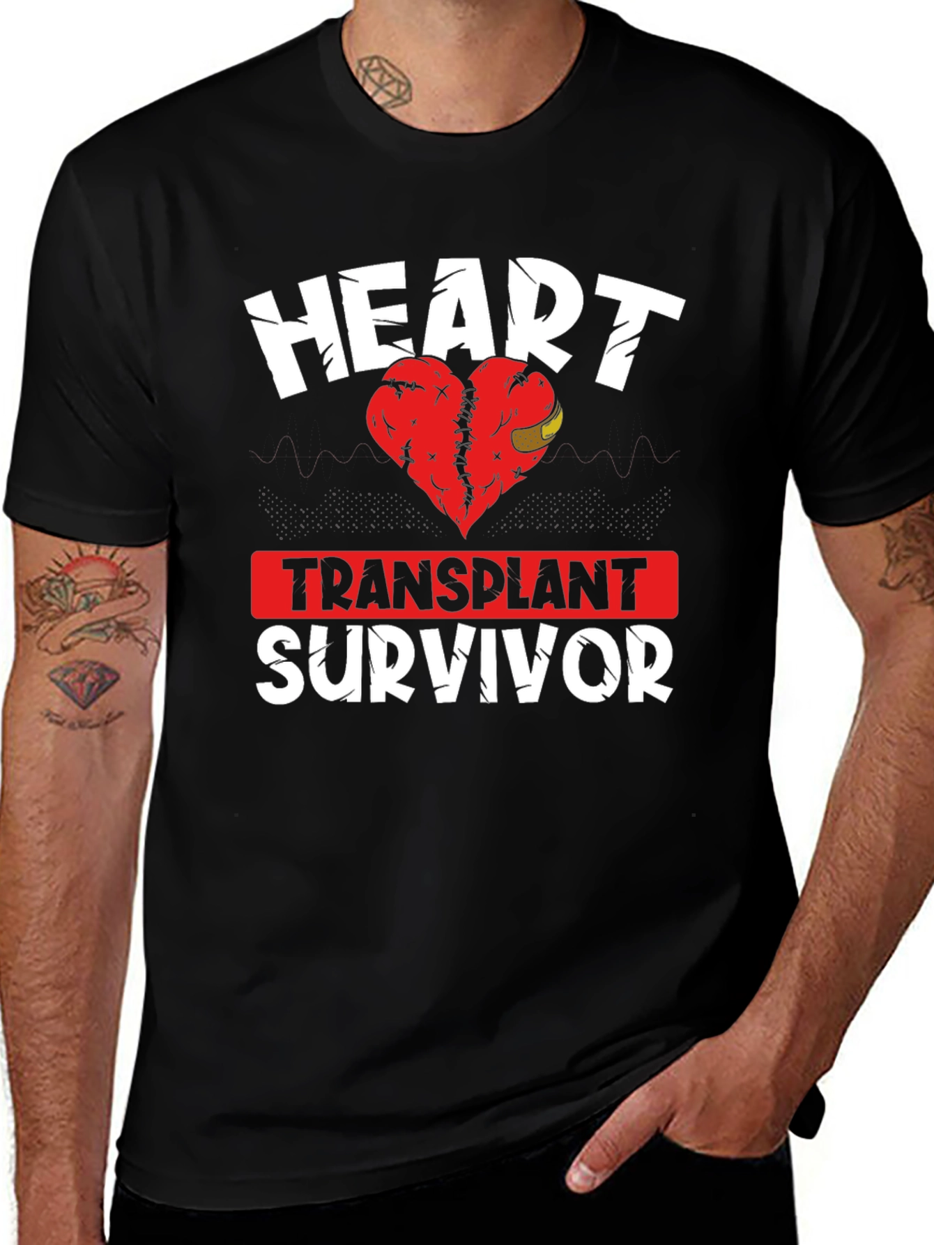 Heart Transplant Survivor Graphic Tee