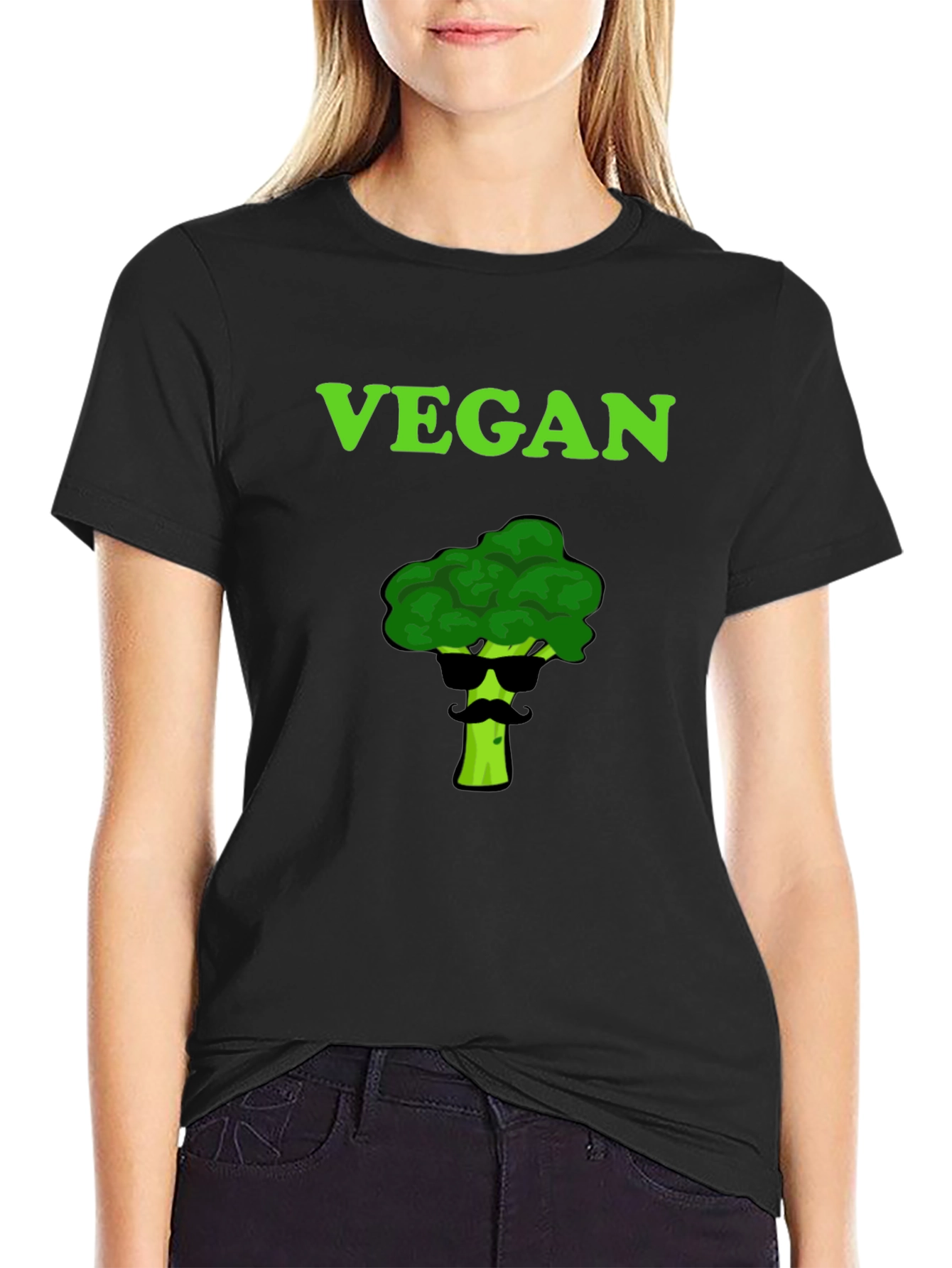 Vegan Broccoli T-Shirt - Cool Graphic Tee