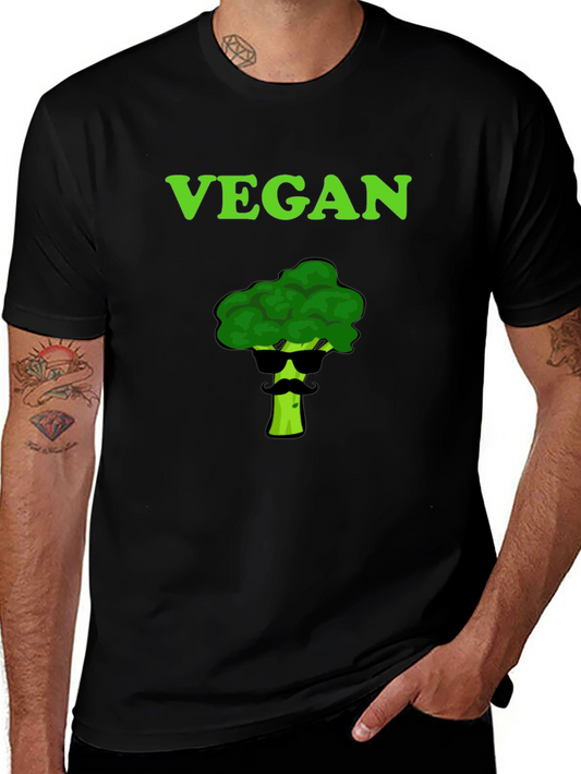 Vegan Broccoli T-Shirt - Cool Graphic Tee