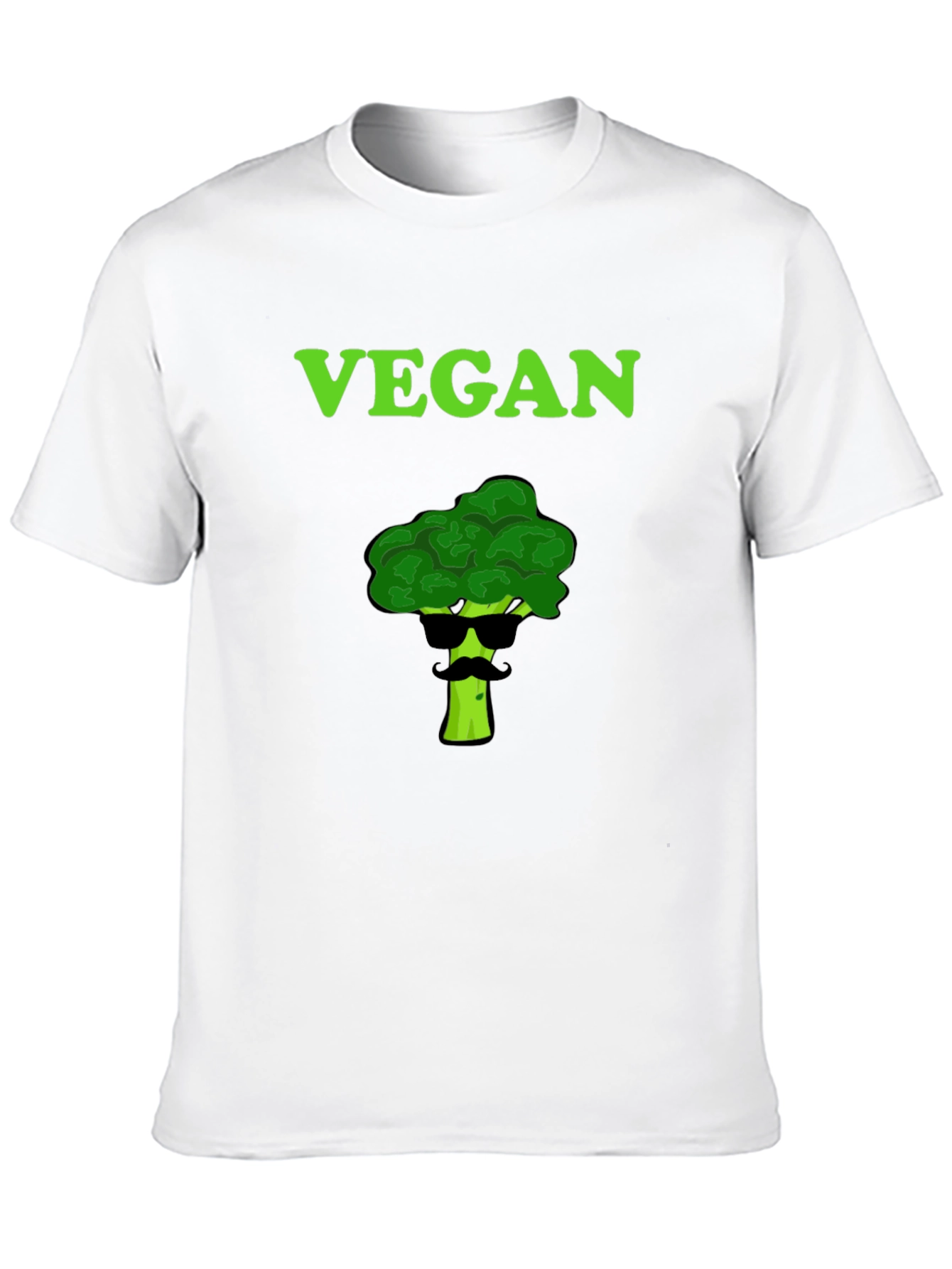 Vegan Broccoli T-Shirt - Cool Graphic Tee