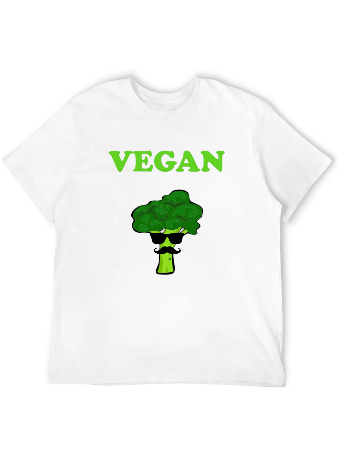 Vegan Broccoli T-Shirt - Cool Graphic Tee