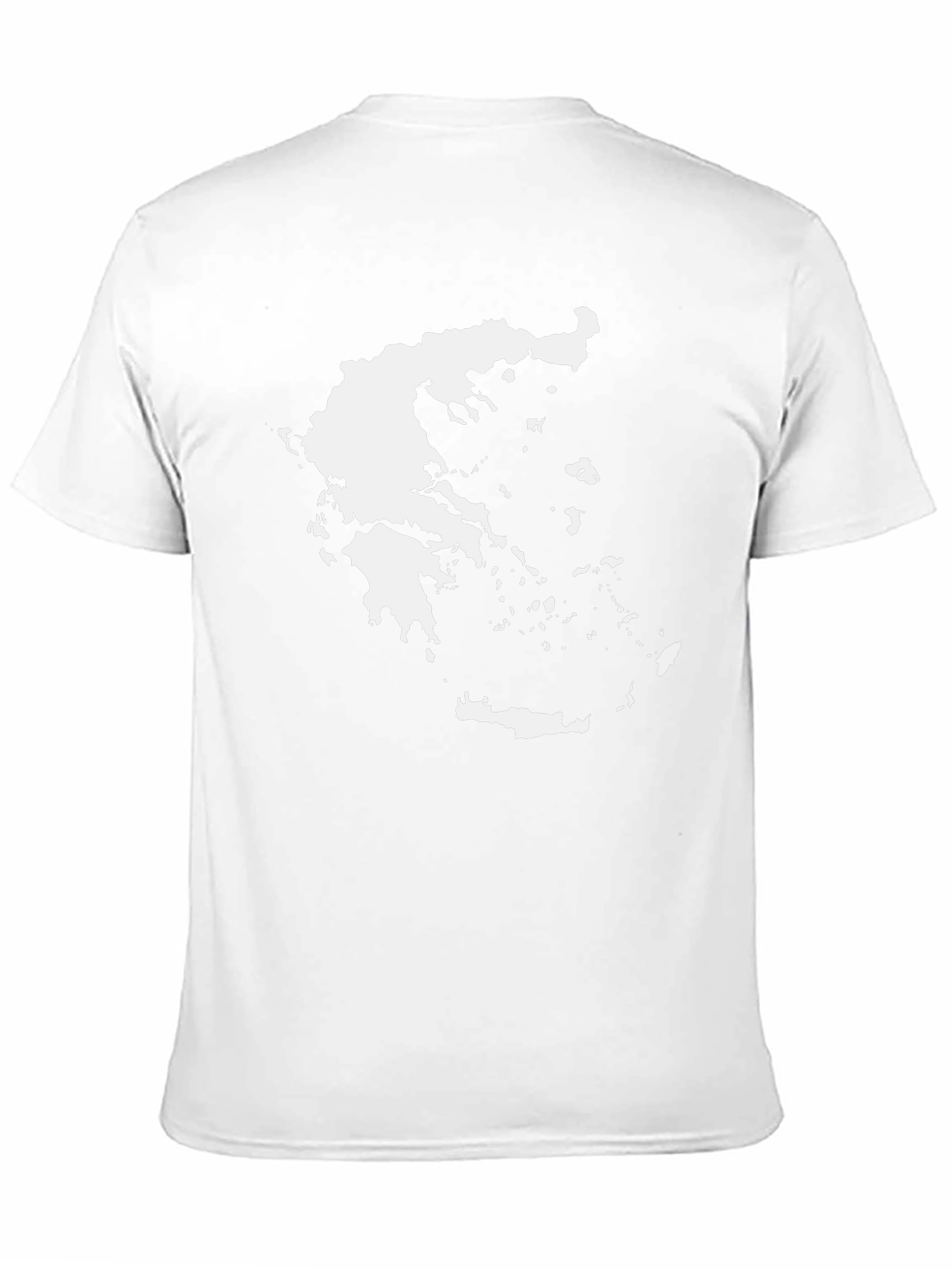 Greece Map T-Shirt - Stylish Black Tee
