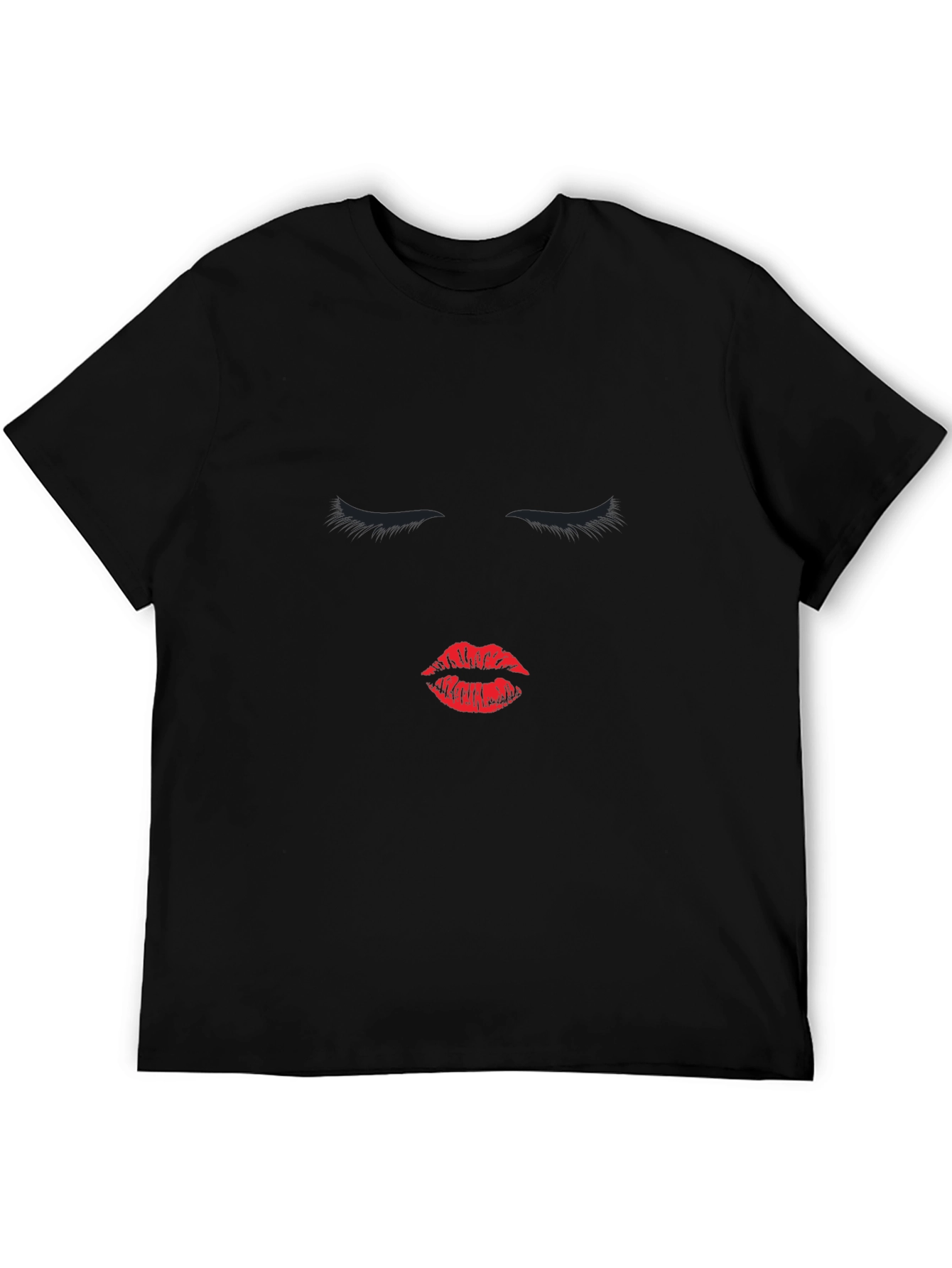 Lip Print T-Shirt Unisex Graphic Tee