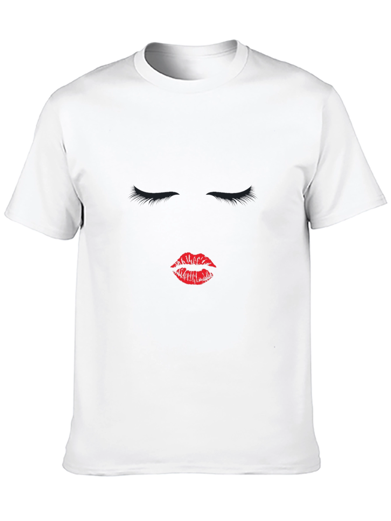 Lip Print T-Shirt Unisex Graphic Tee