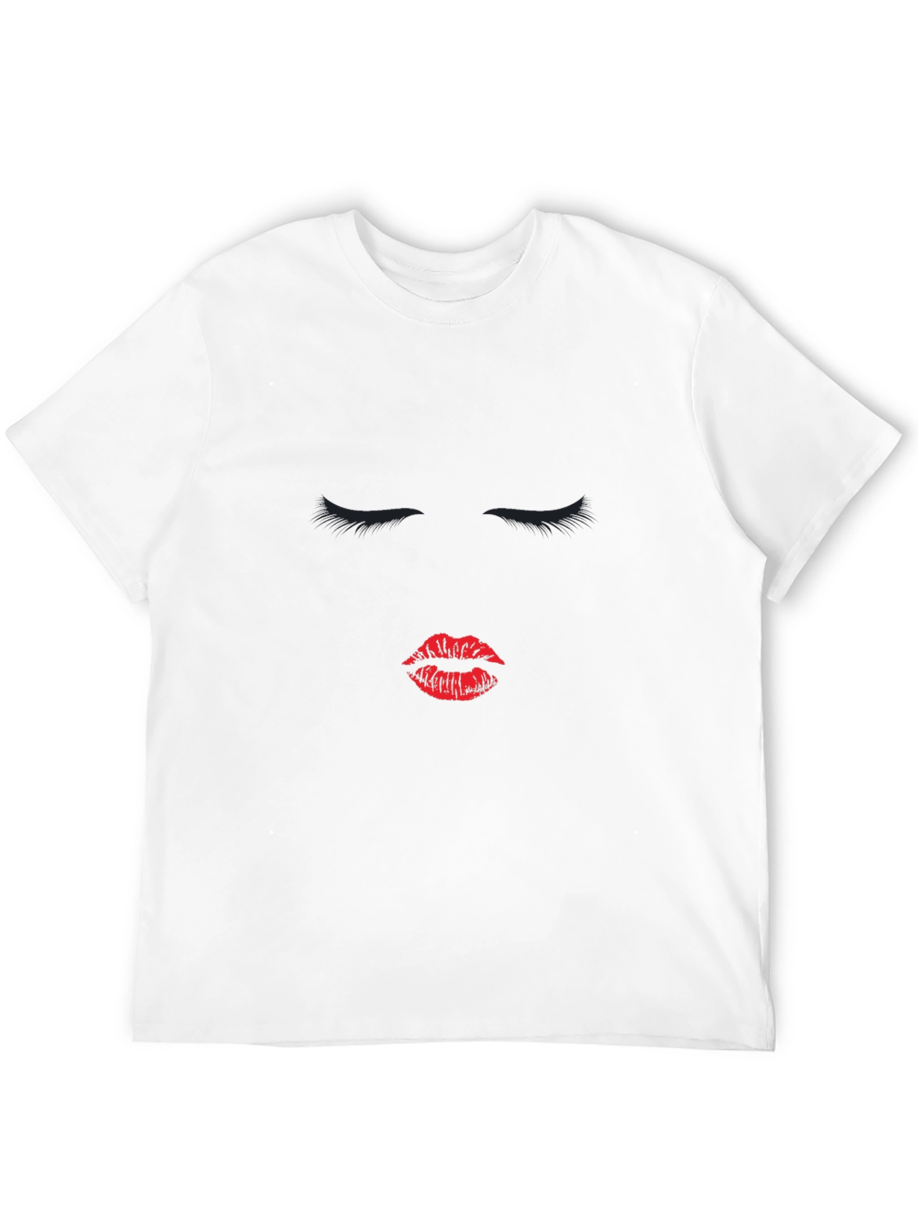 Lip Print T-Shirt Unisex Graphic Tee