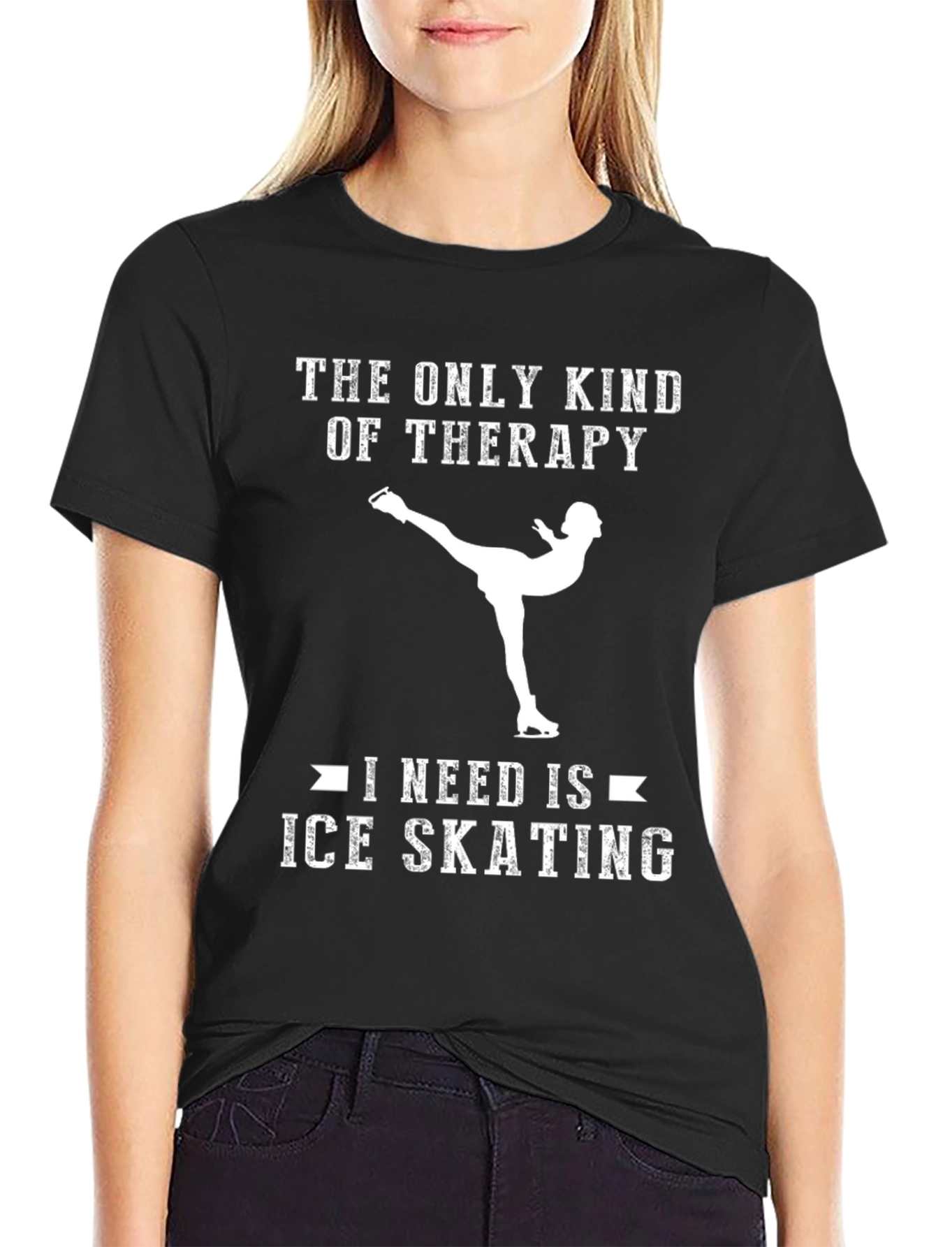 Ice Skating Therapy T-Shirt