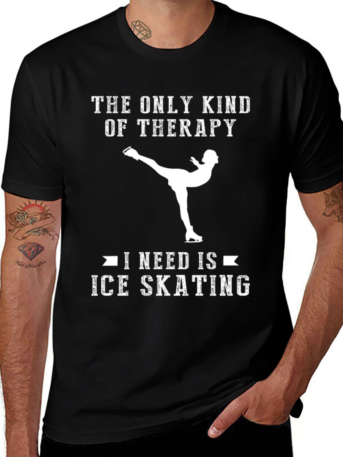 Ice Skating Therapy T-Shirt
