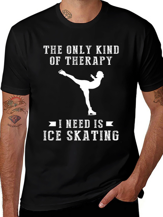 Ice Skating Therapy T-Shirt