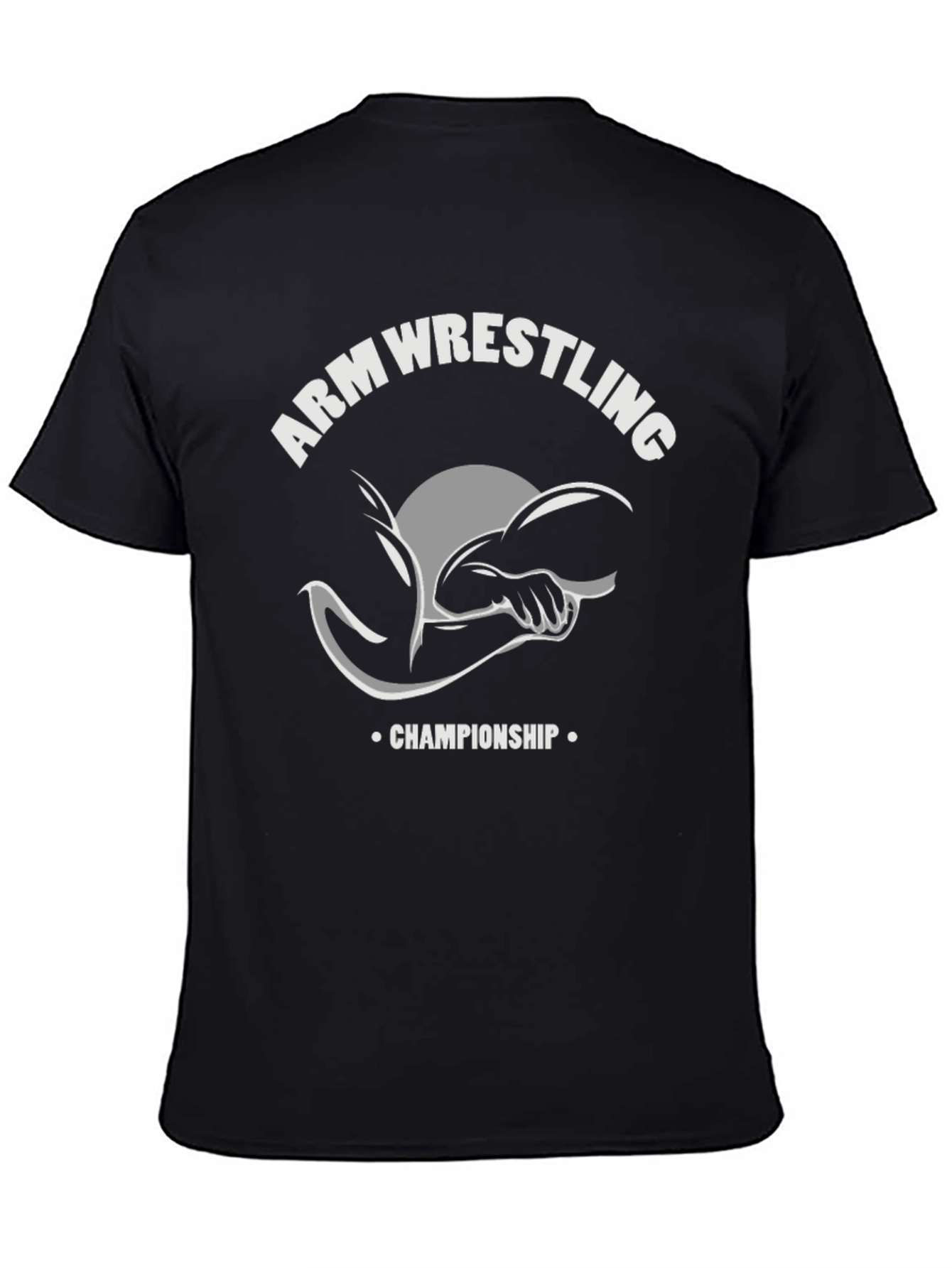 Arm Wrestling Championship Black T-Shirt