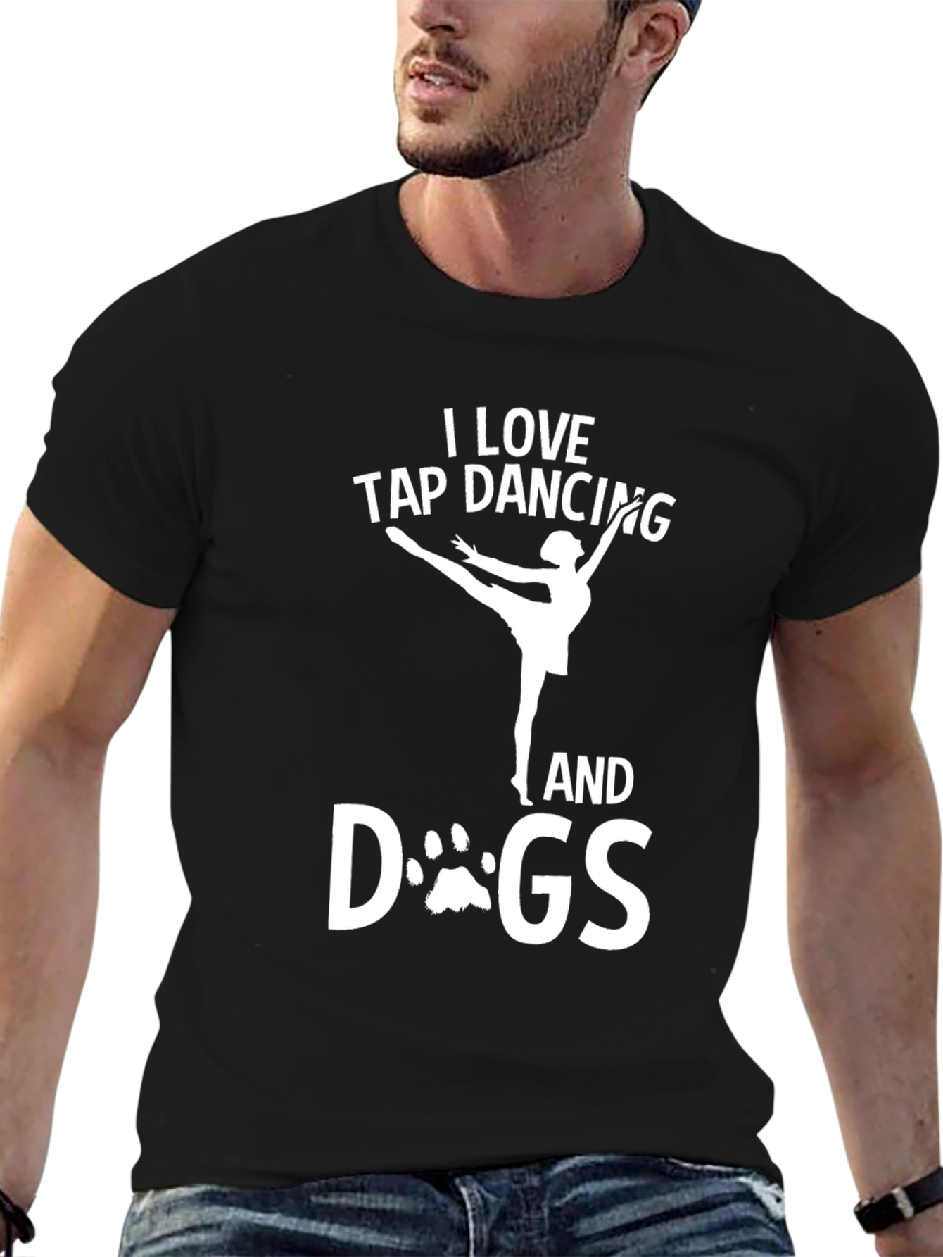I Love Tap Dancing and Dogs Graphic T-Shirt