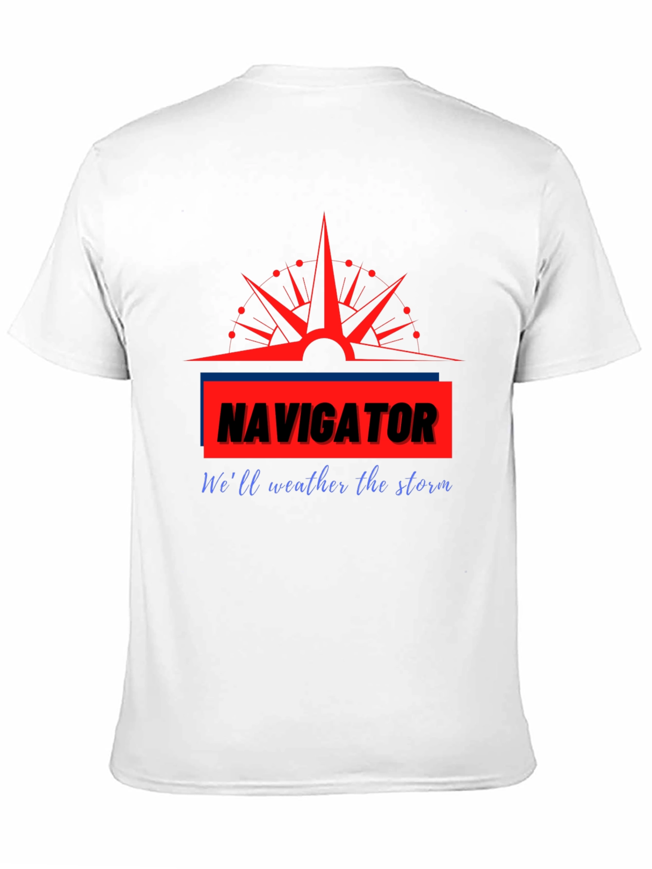 Navigator Graphic Print Crew Neck T-Shirt