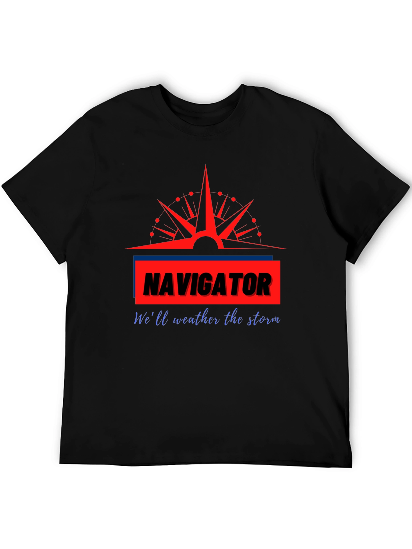 Navigator Graphic Print Crew Neck T-Shirt