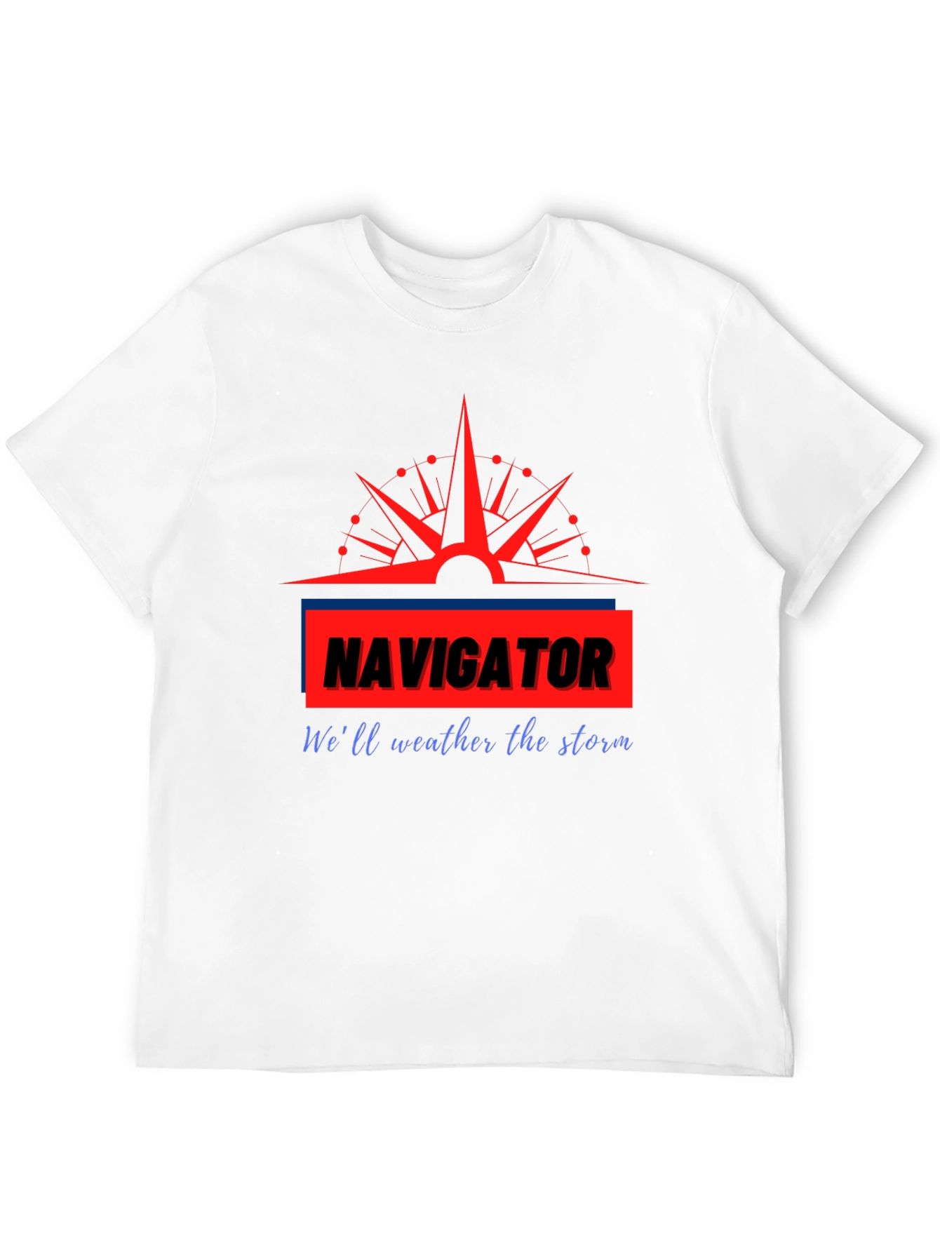 Navigator Graphic Print Crew Neck T-Shirt