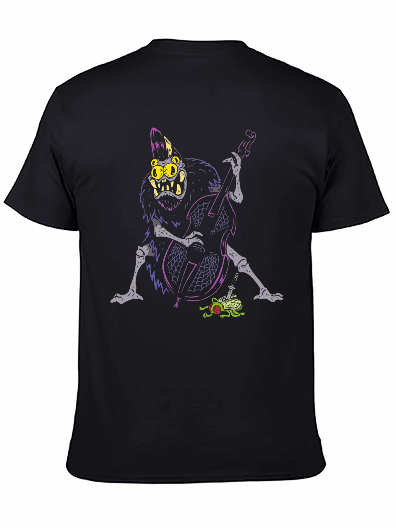 Monster Musician Graphic Tee - Black