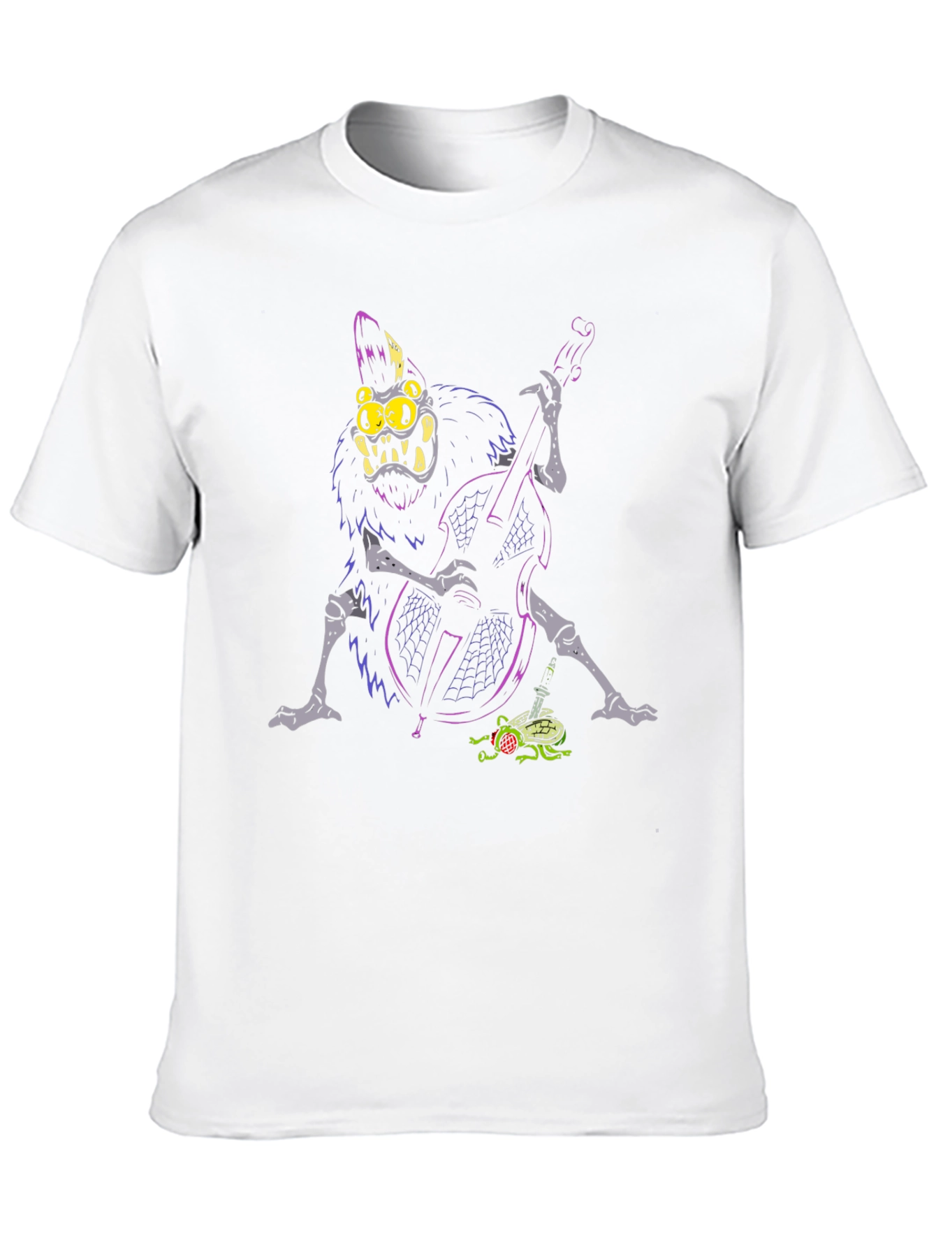 Monster Musician Graphic Tee - Black
