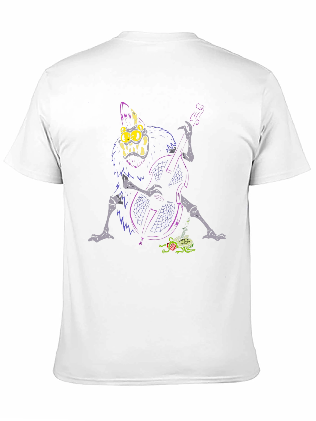 Monster Musician Graphic Tee - Black