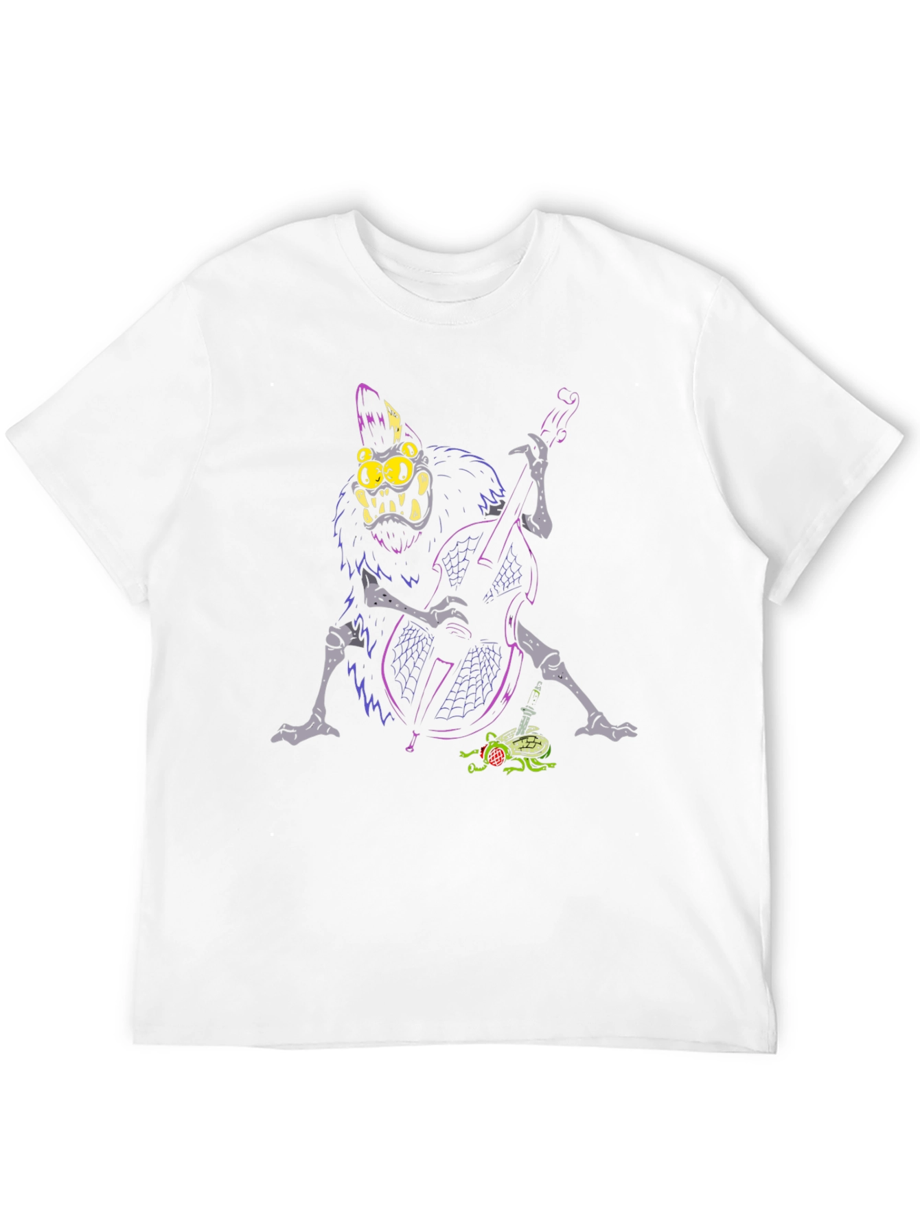 Monster Musician Graphic Tee - Black