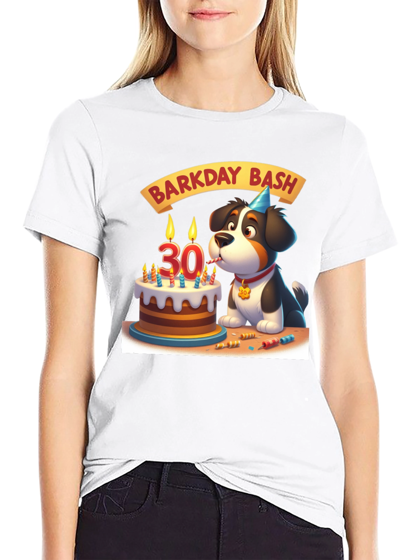Barkday Bash T-Shirt: 30th Birthday Dog Lover Tee