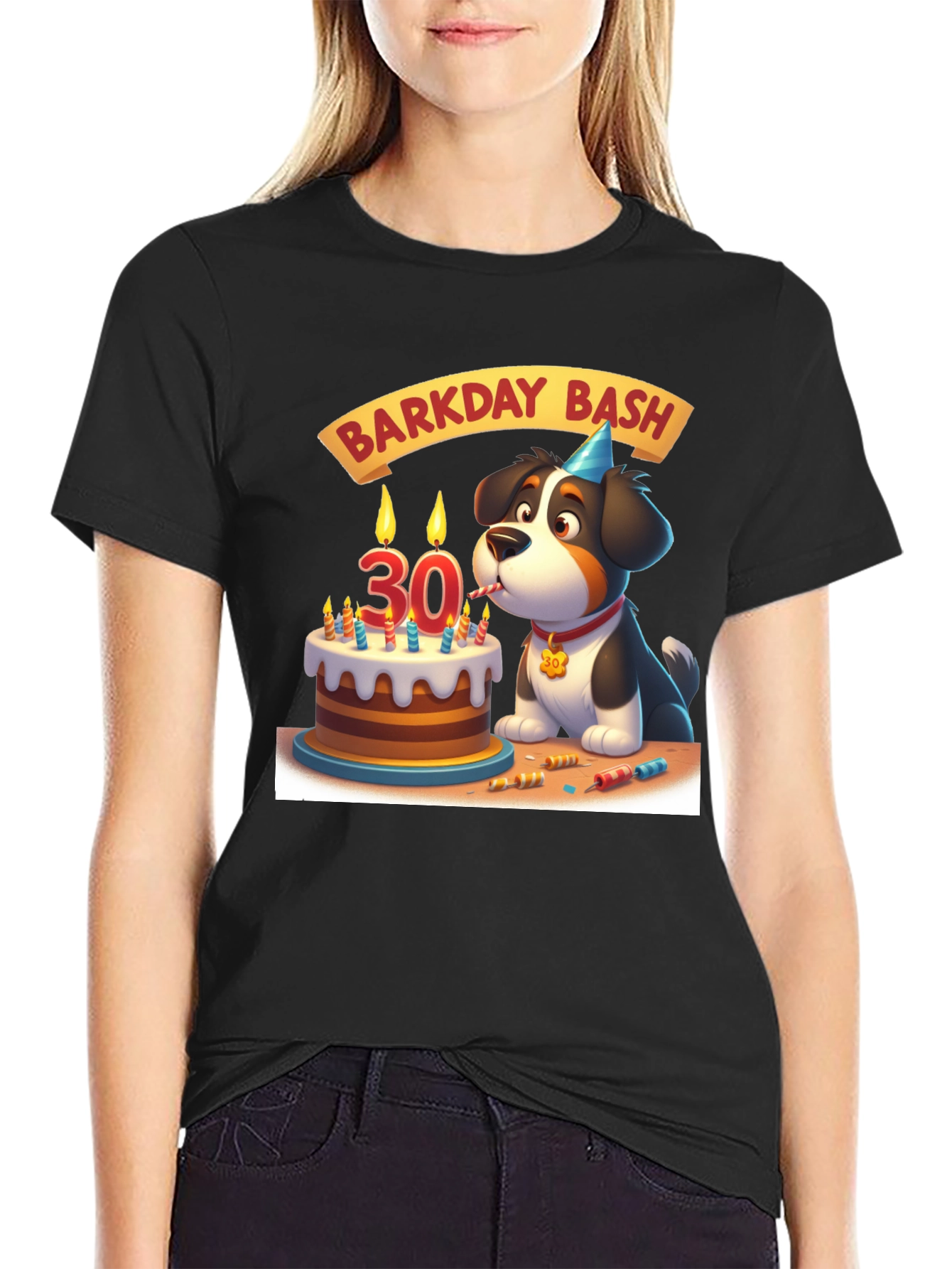 Barkday Bash T-Shirt: 30th Birthday Dog Lover Tee