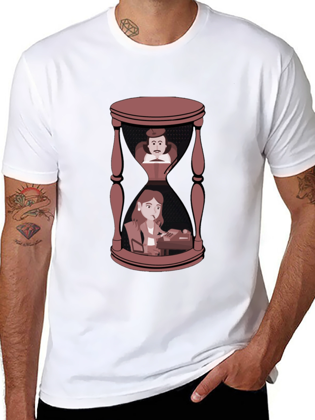 Hourglass Time Management T-Shirt