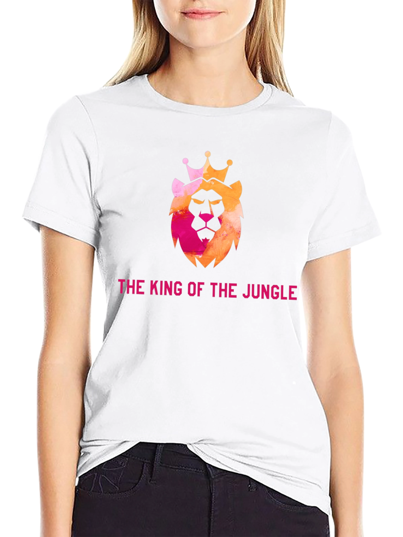 King of the Jungle Graphic Tee - Black