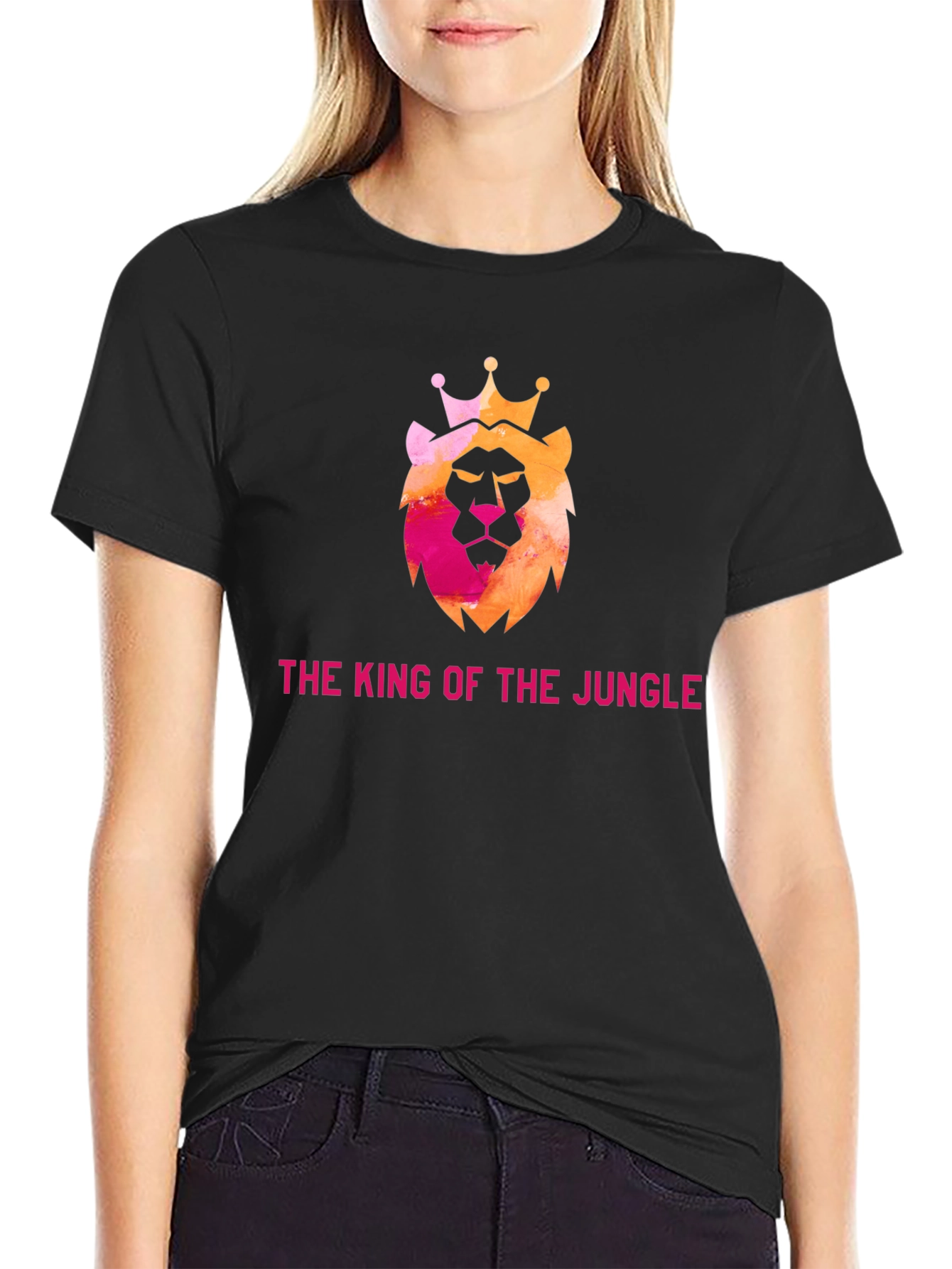 King of the Jungle Graphic Tee - Black