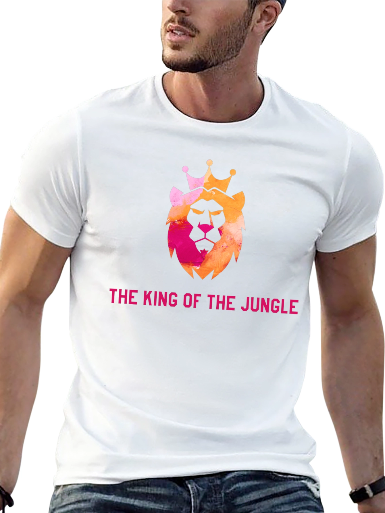 King of the Jungle Graphic Tee - Black