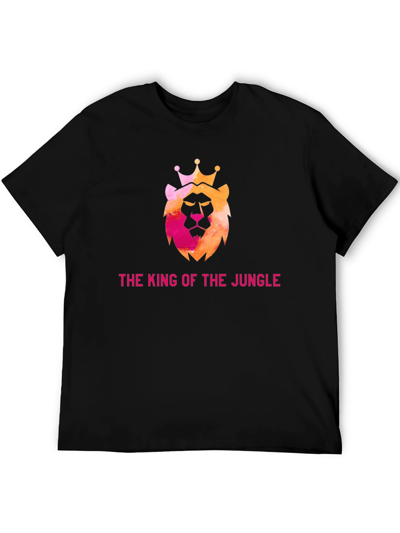 King of the Jungle Graphic Tee - Black