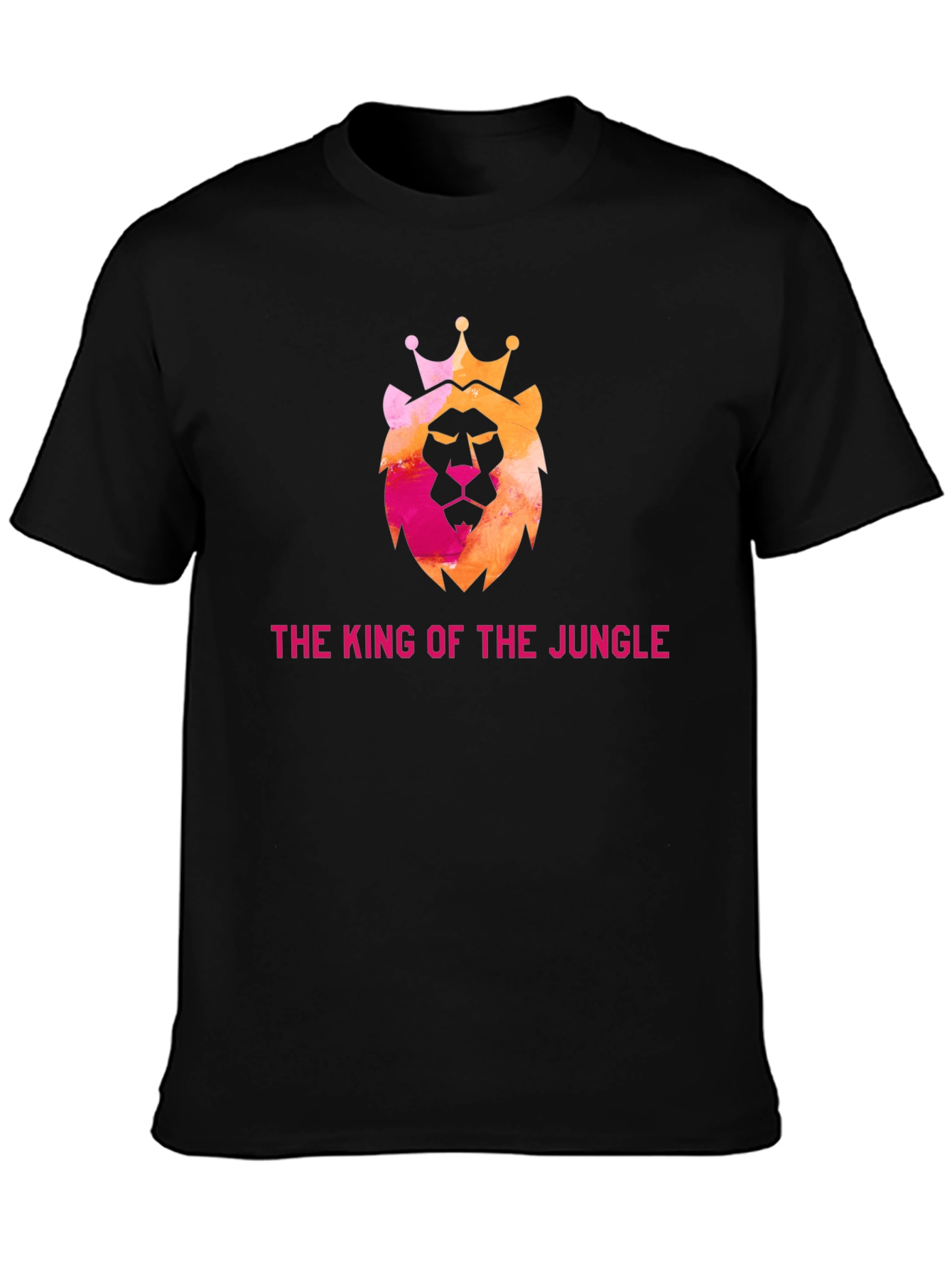 King of the Jungle Graphic Tee - Black