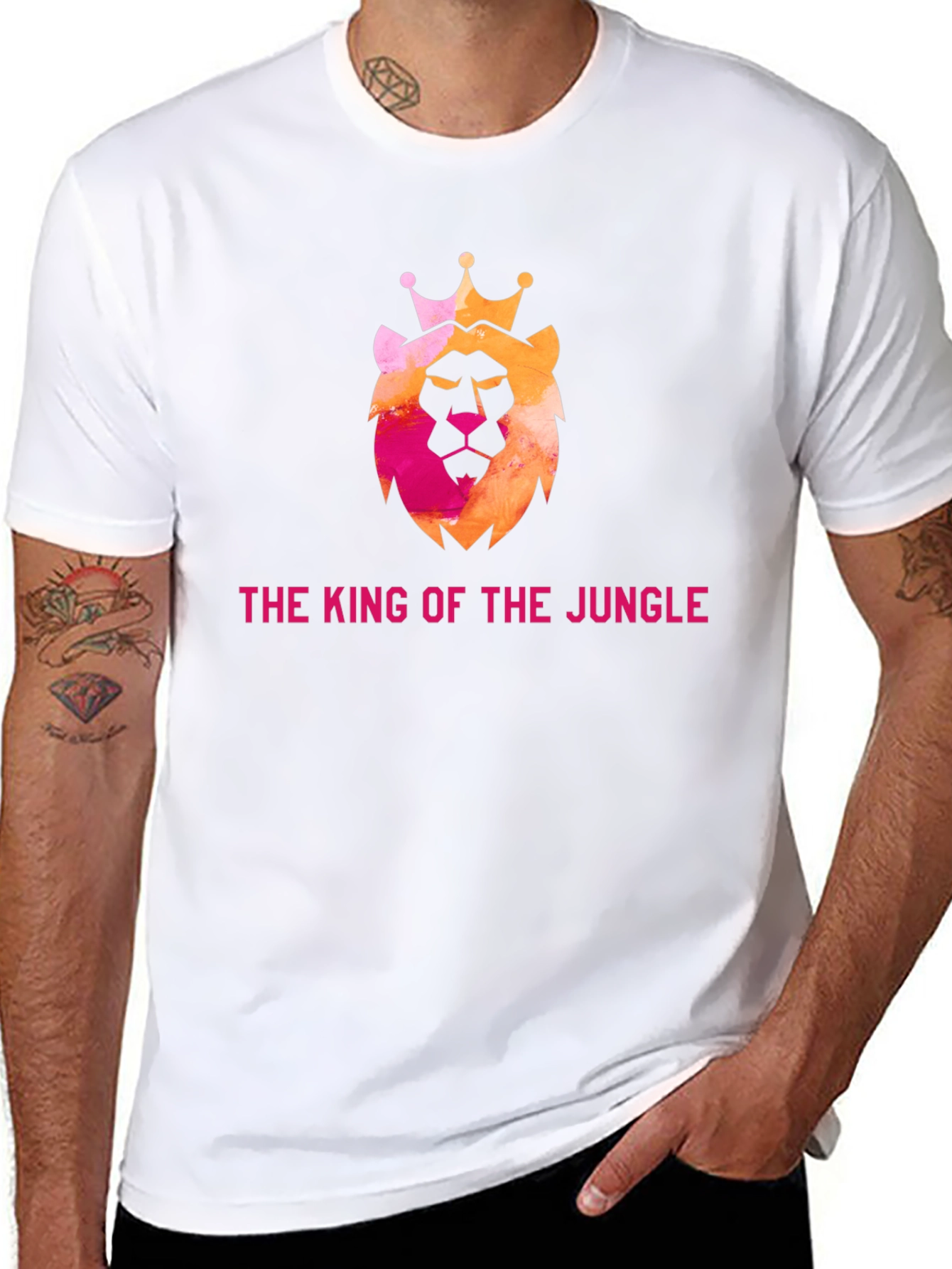 King of the Jungle Graphic Tee - Black