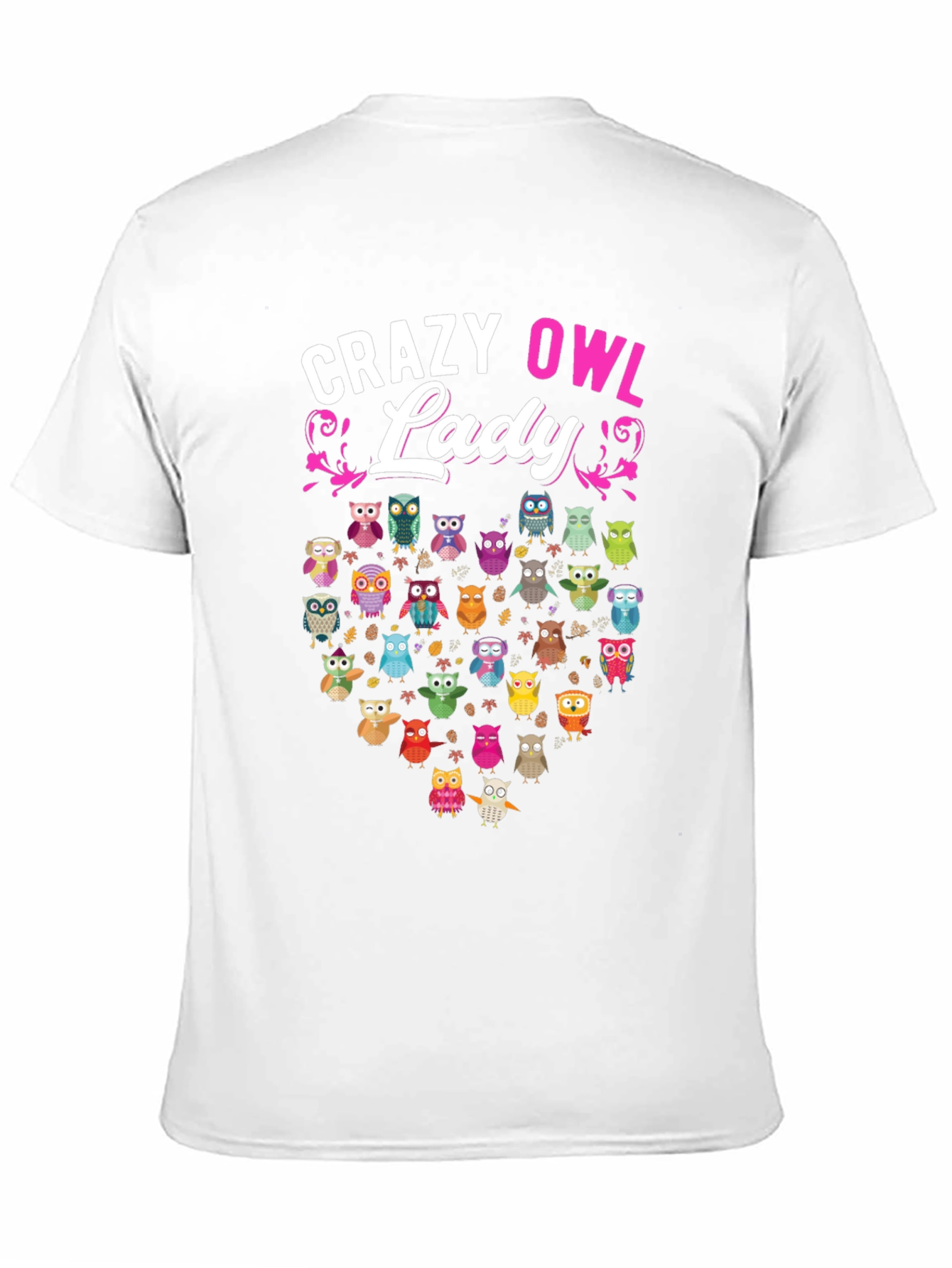 Crazy Owl Lady T-Shirt