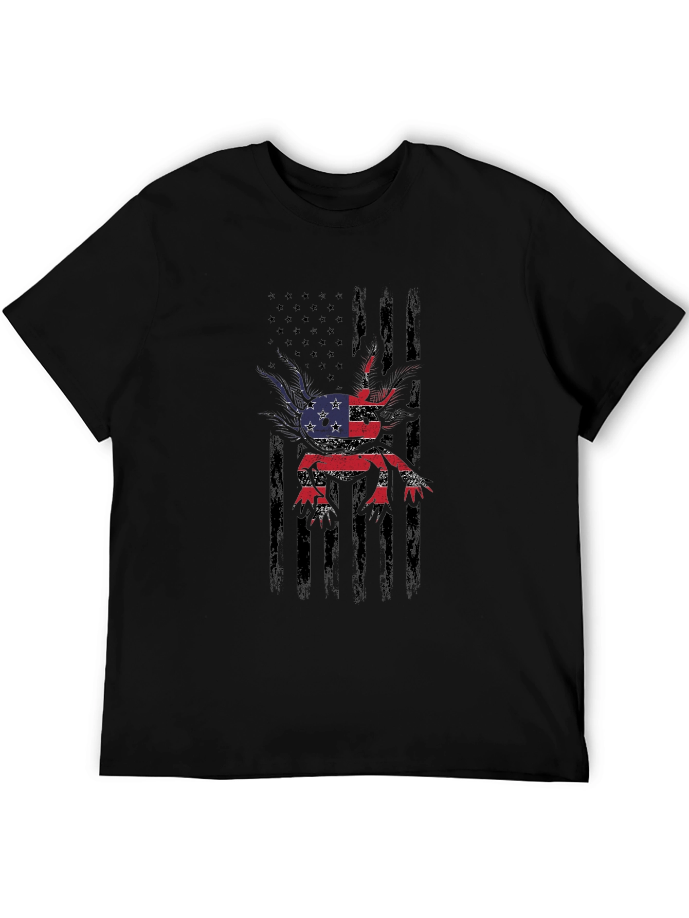 American Flag Axolotl Graphic Tee