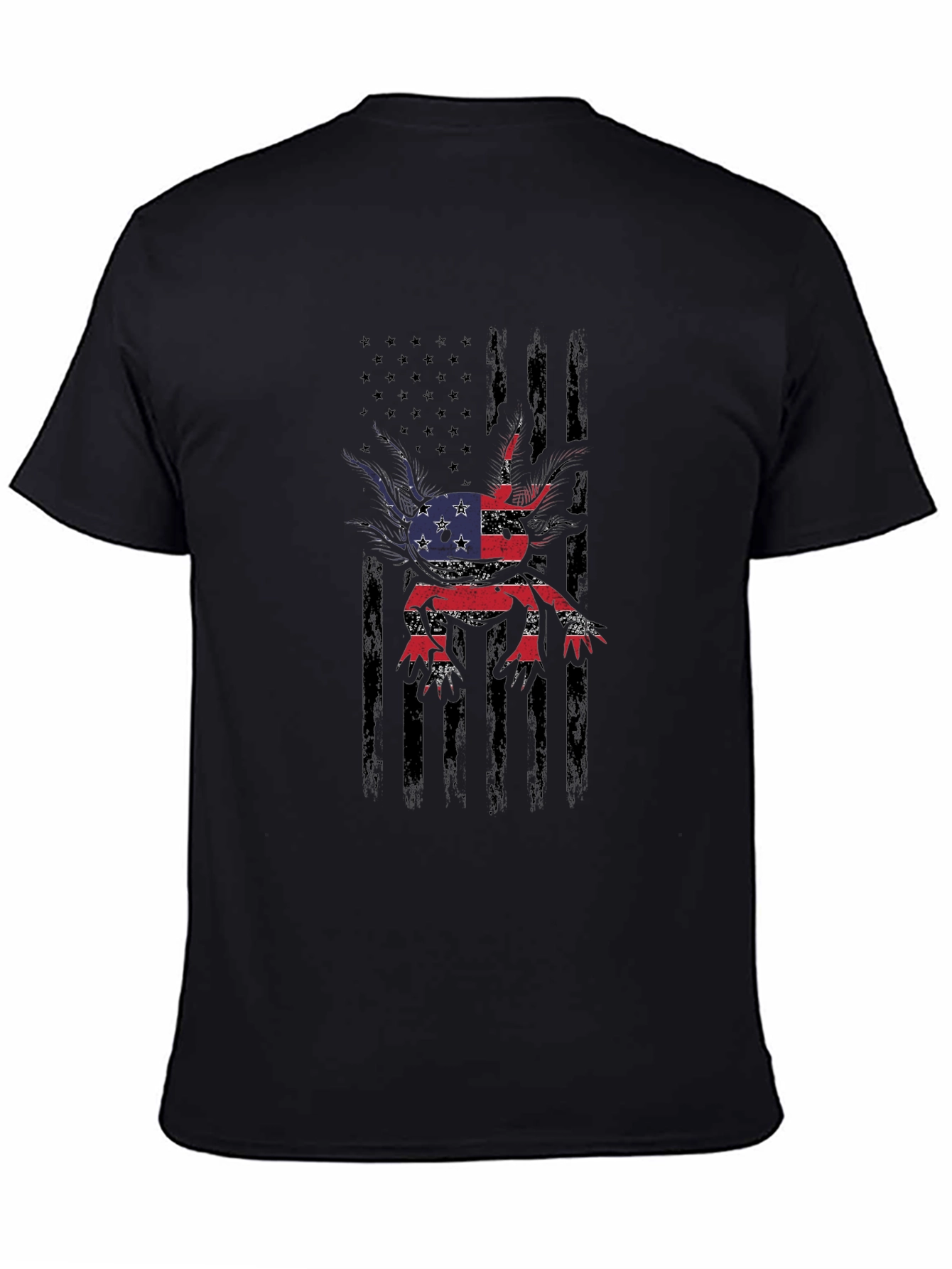 American Flag Axolotl Graphic Tee