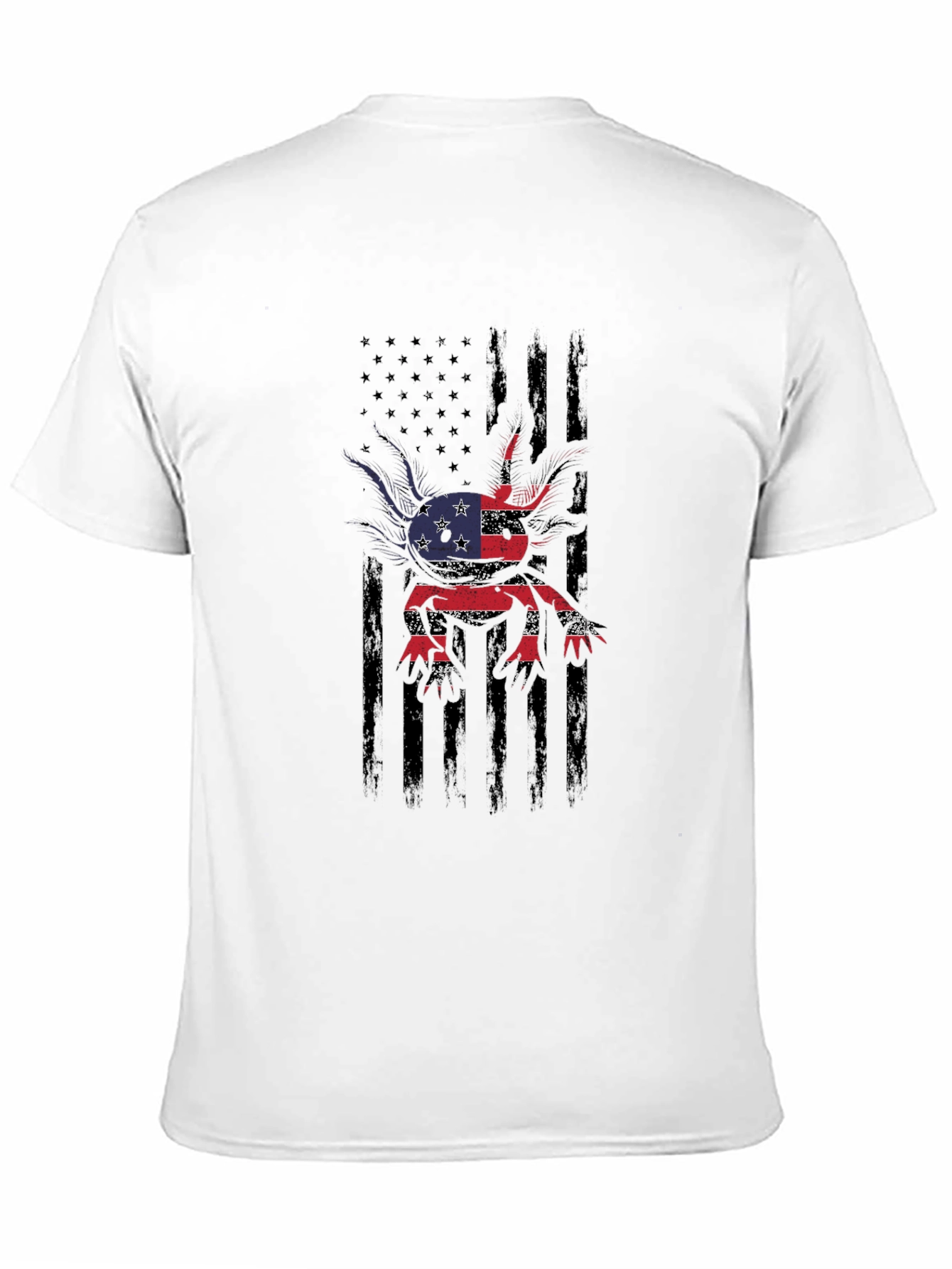 American Flag Axolotl Graphic Tee