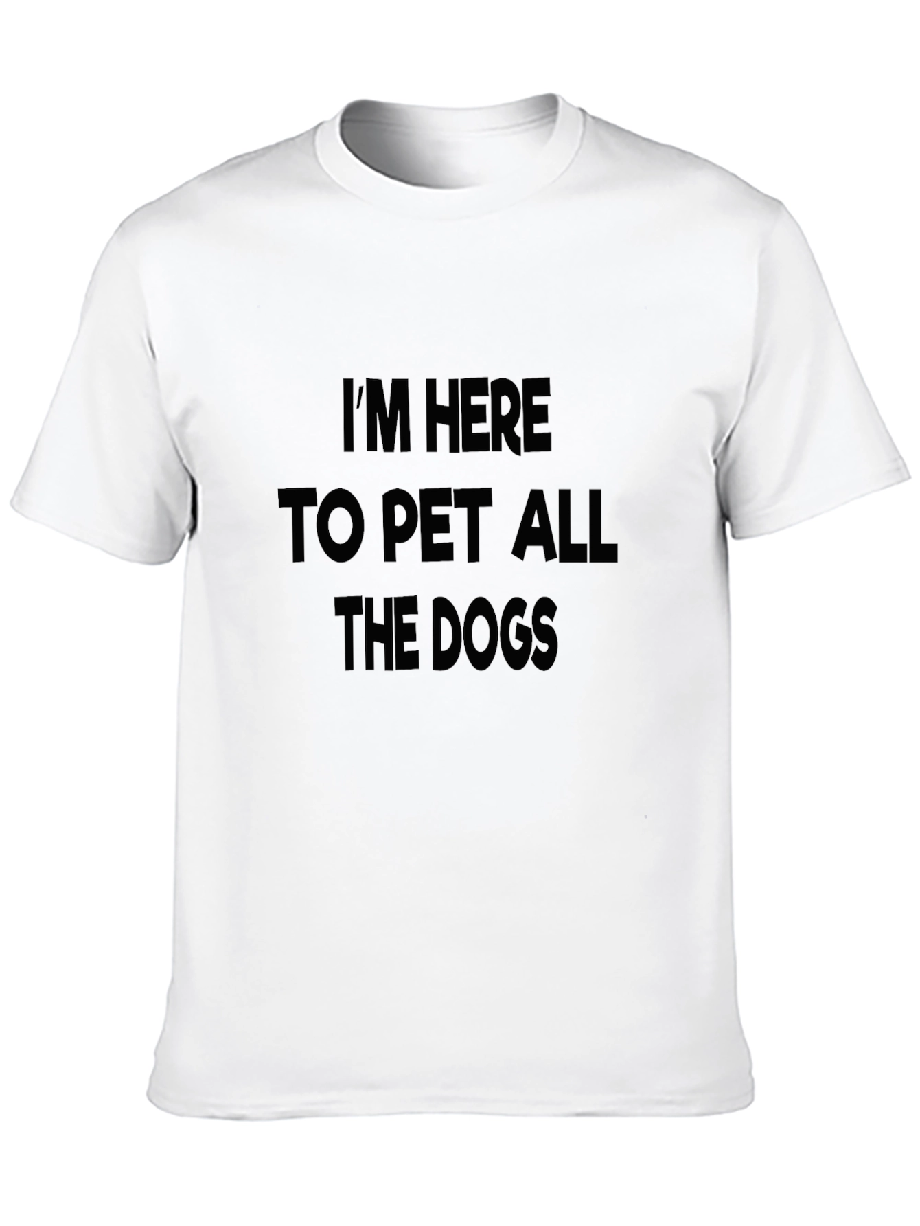 Pet All the Dogs T-Shirt - Black Mens Fit