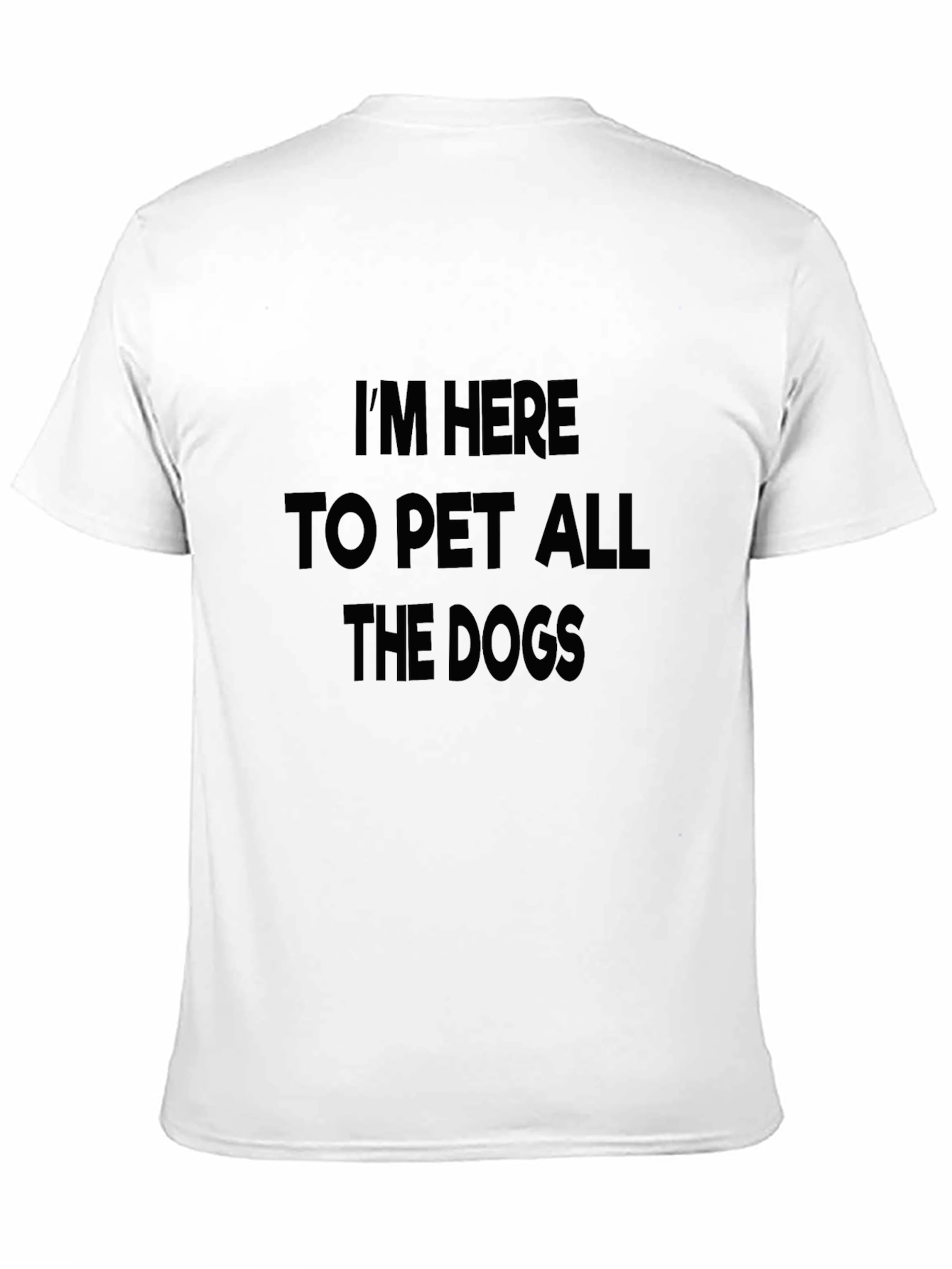Pet All the Dogs T-Shirt - Black Mens Fit