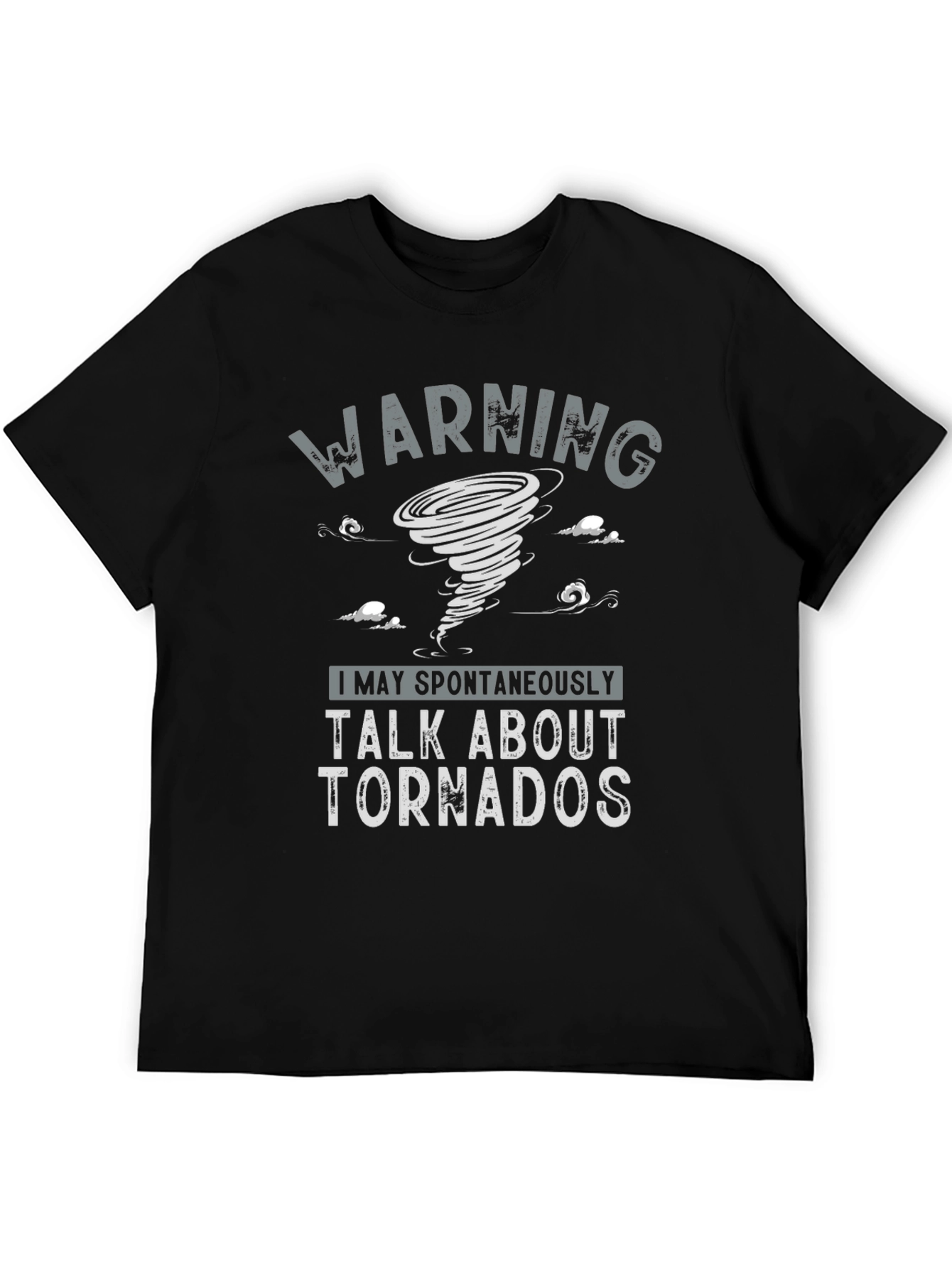 Warning Talk About Tornadoes Graphic T-Shirt
