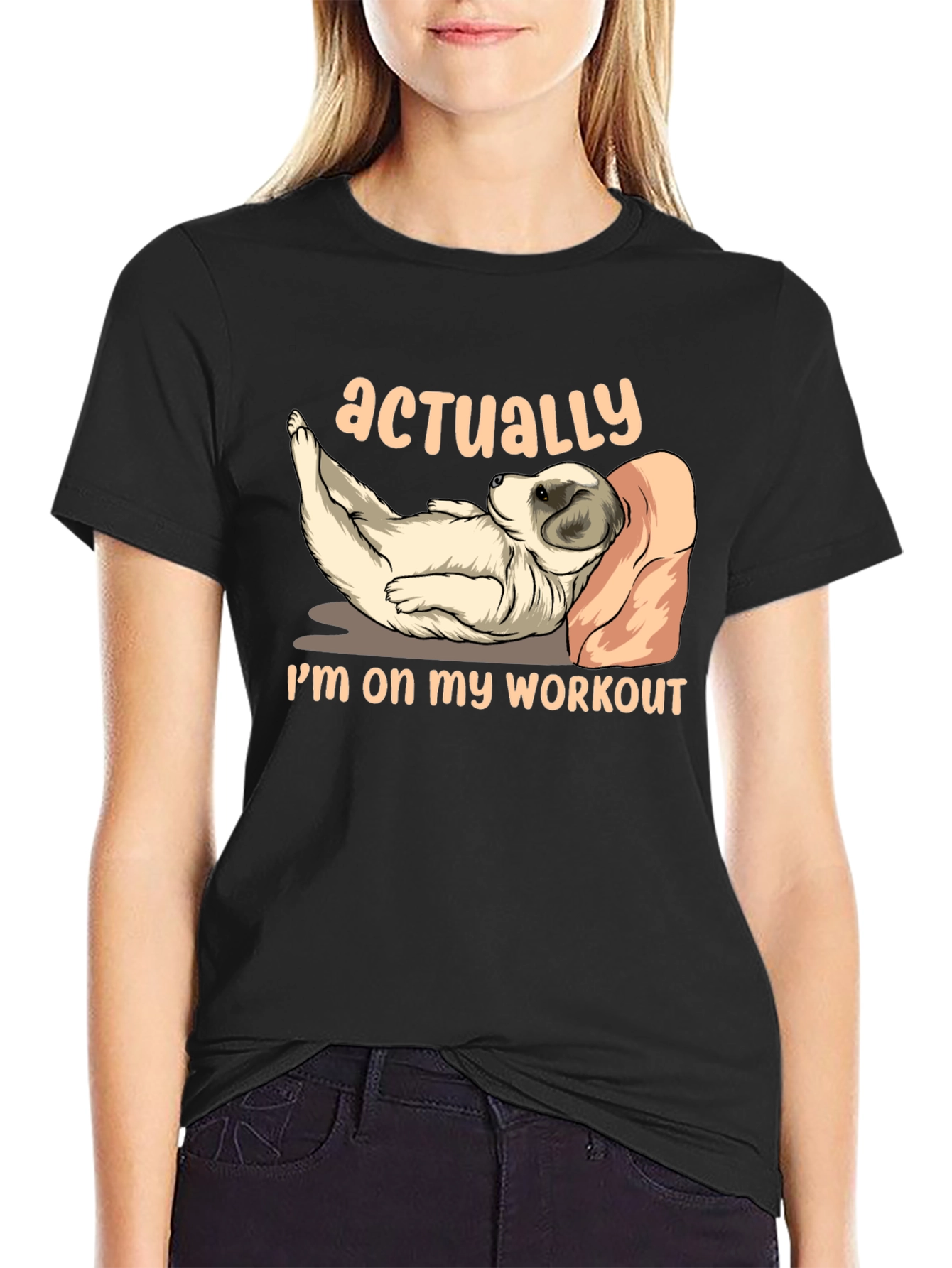 Lazy Dog Workout Graphic Tee