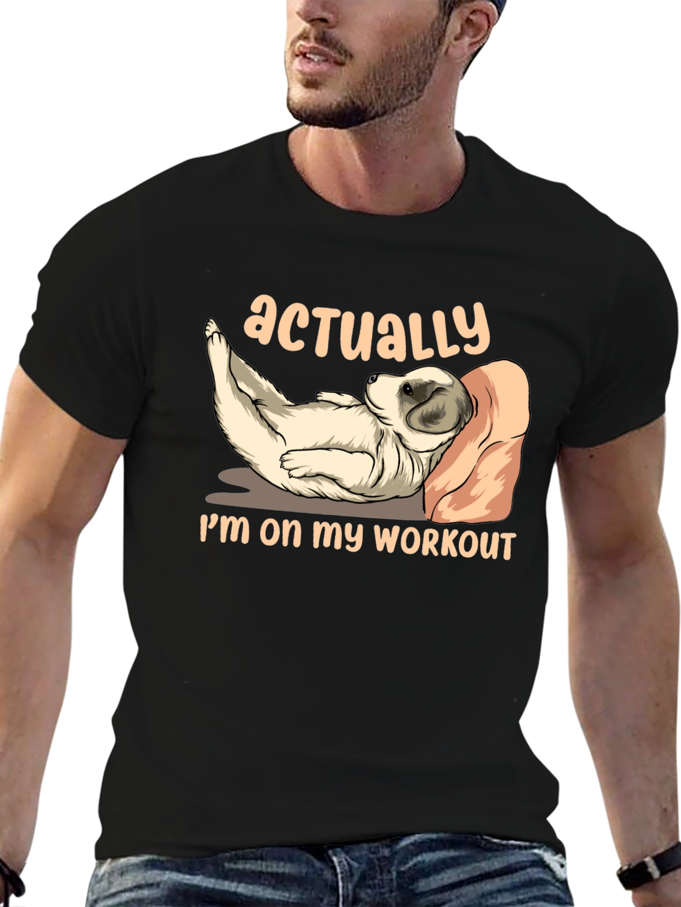 Lazy Dog Workout Graphic Tee