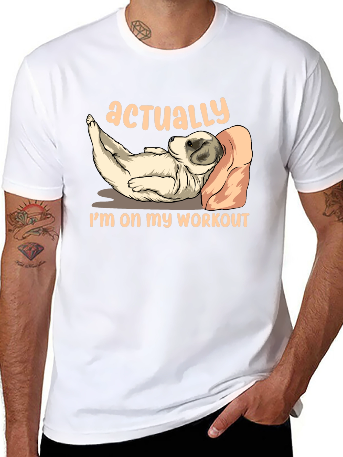 Lazy Dog Workout Graphic Tee