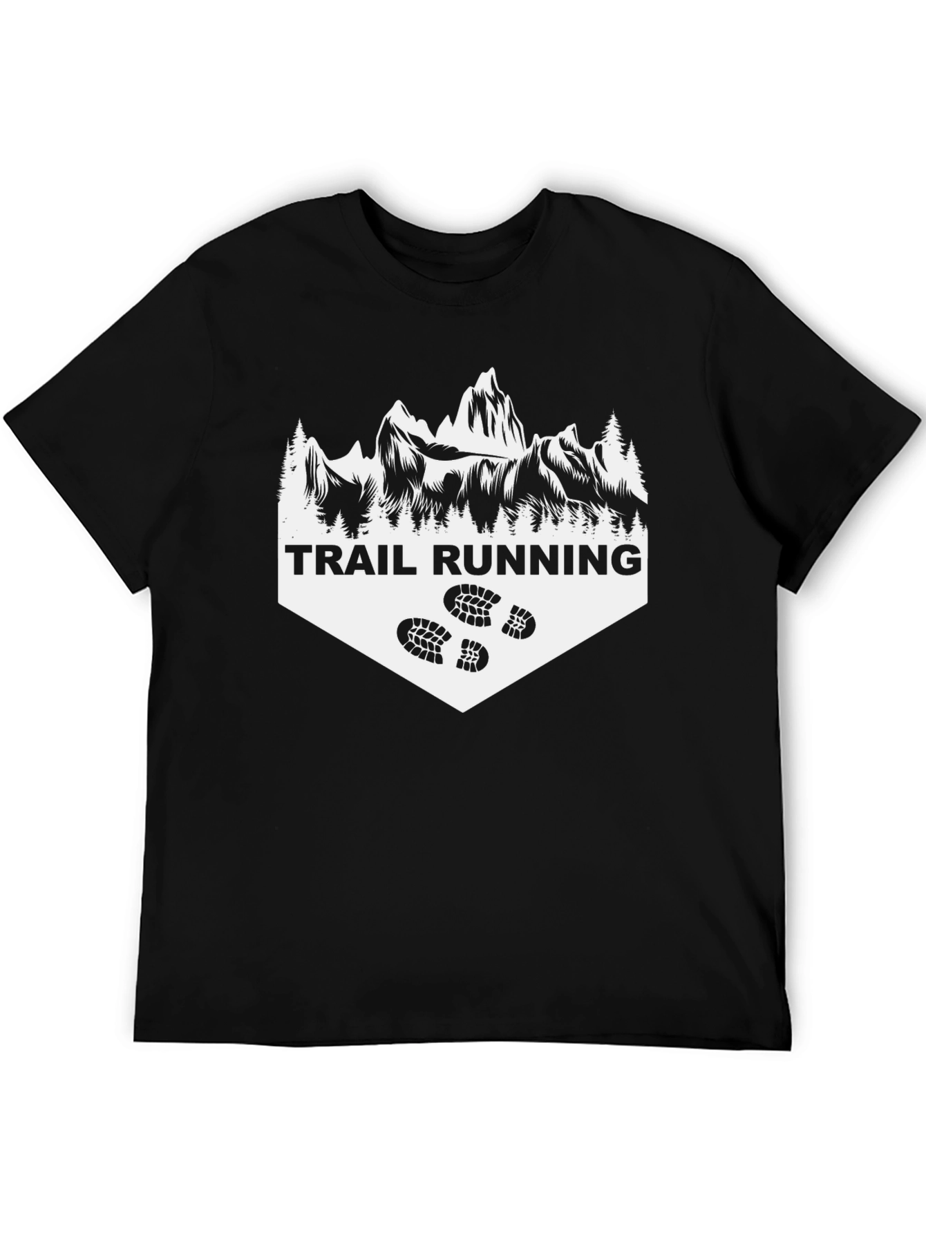 Trail Running Graphic Tee - Outdoor Adventure Shirt