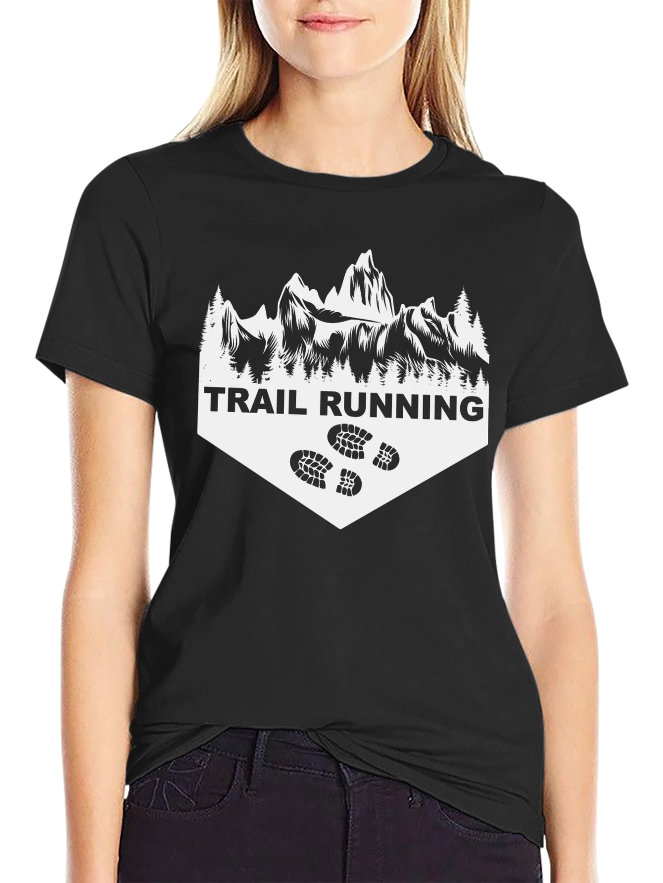 Trail Running Graphic Tee - Outdoor Adventure Shirt