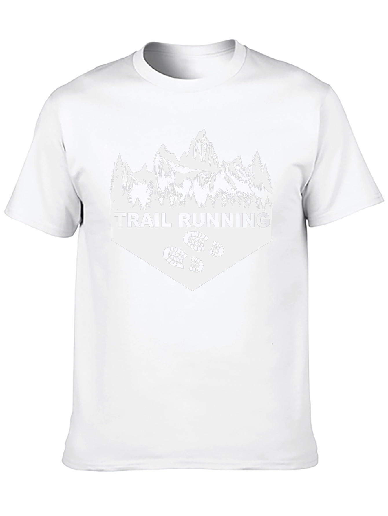 Trail Running Graphic Tee - Outdoor Adventure Shirt