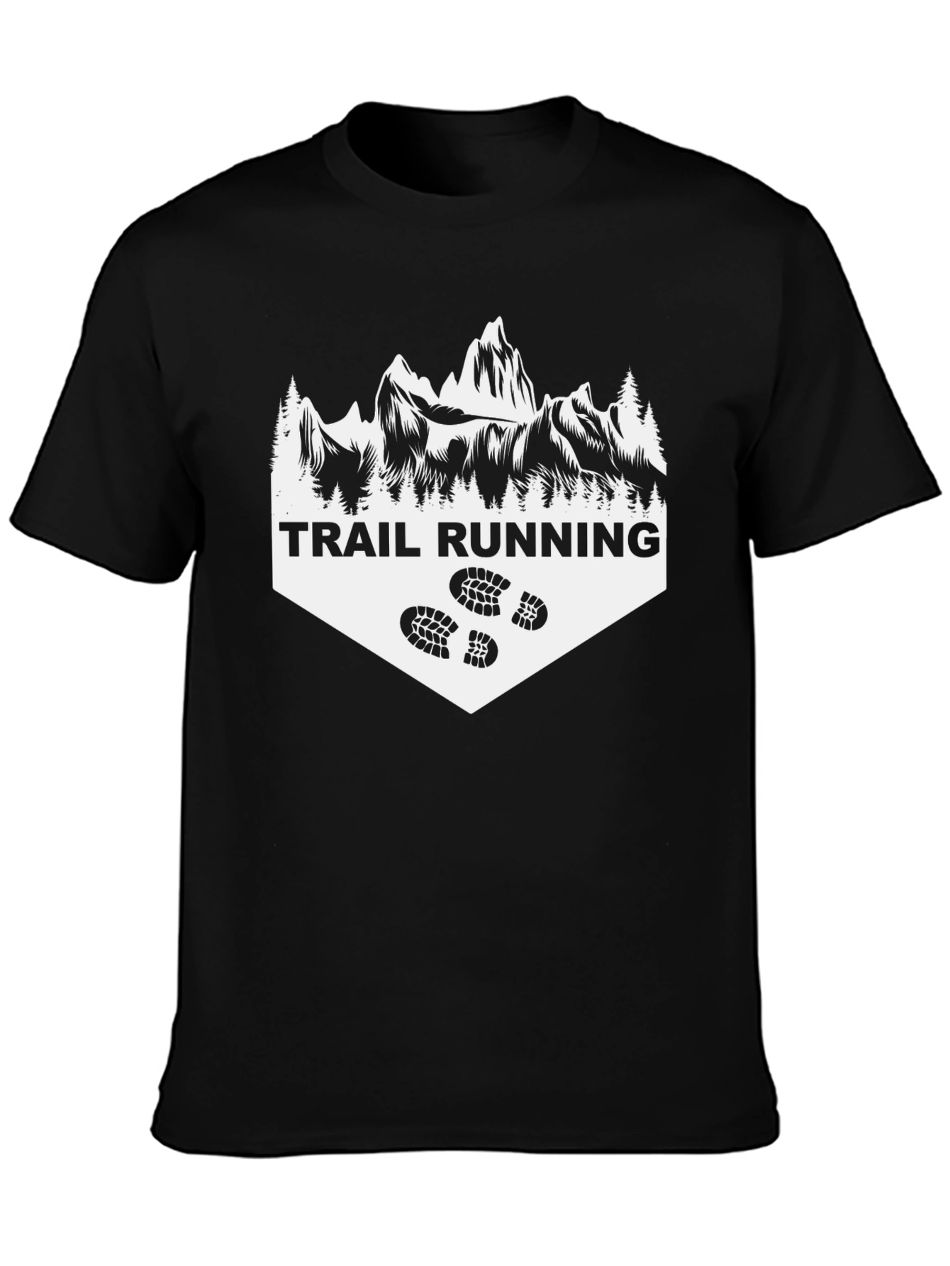 Trail Running Graphic Tee - Outdoor Adventure Shirt
