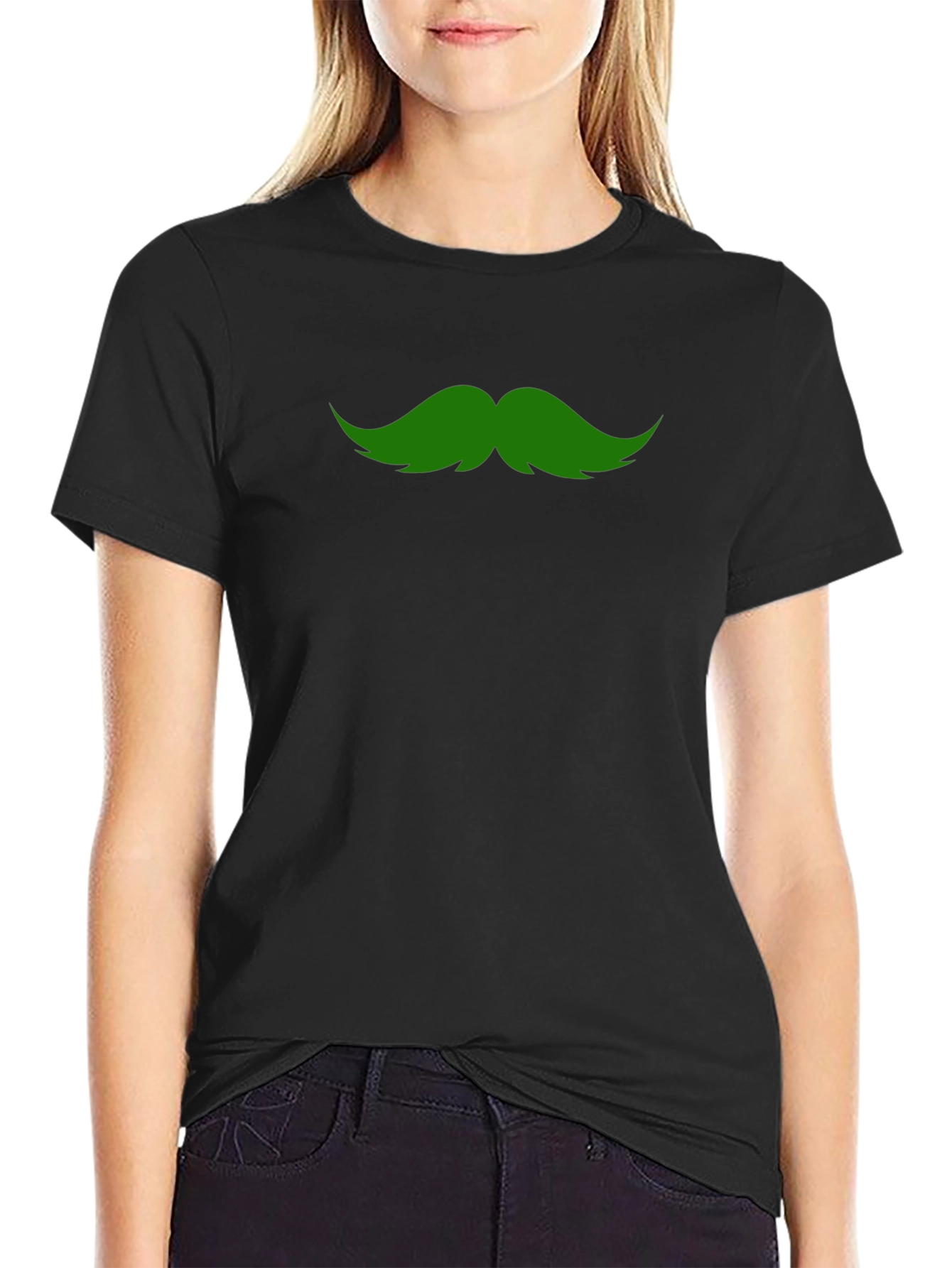 St. Patricks Day Green Mustache T-Shirt