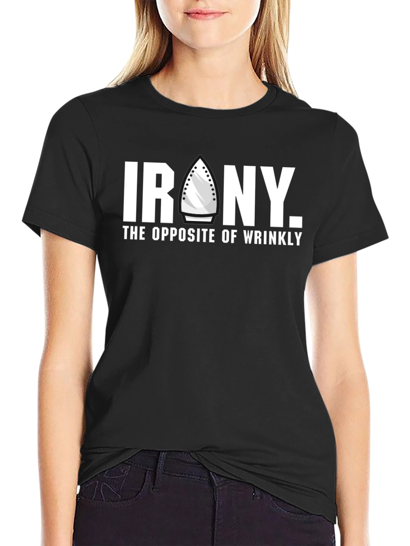 Irony T-Shirt - Wrinkle Free Humor