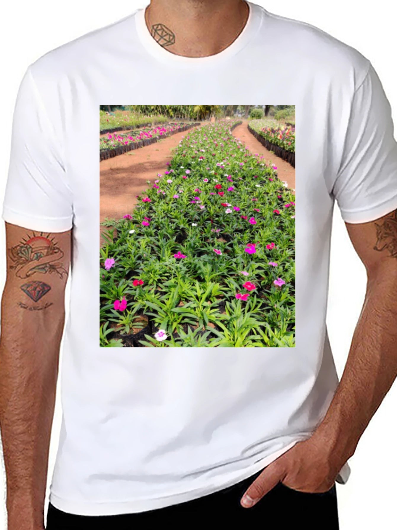 Floral Pathway T-Shirt
