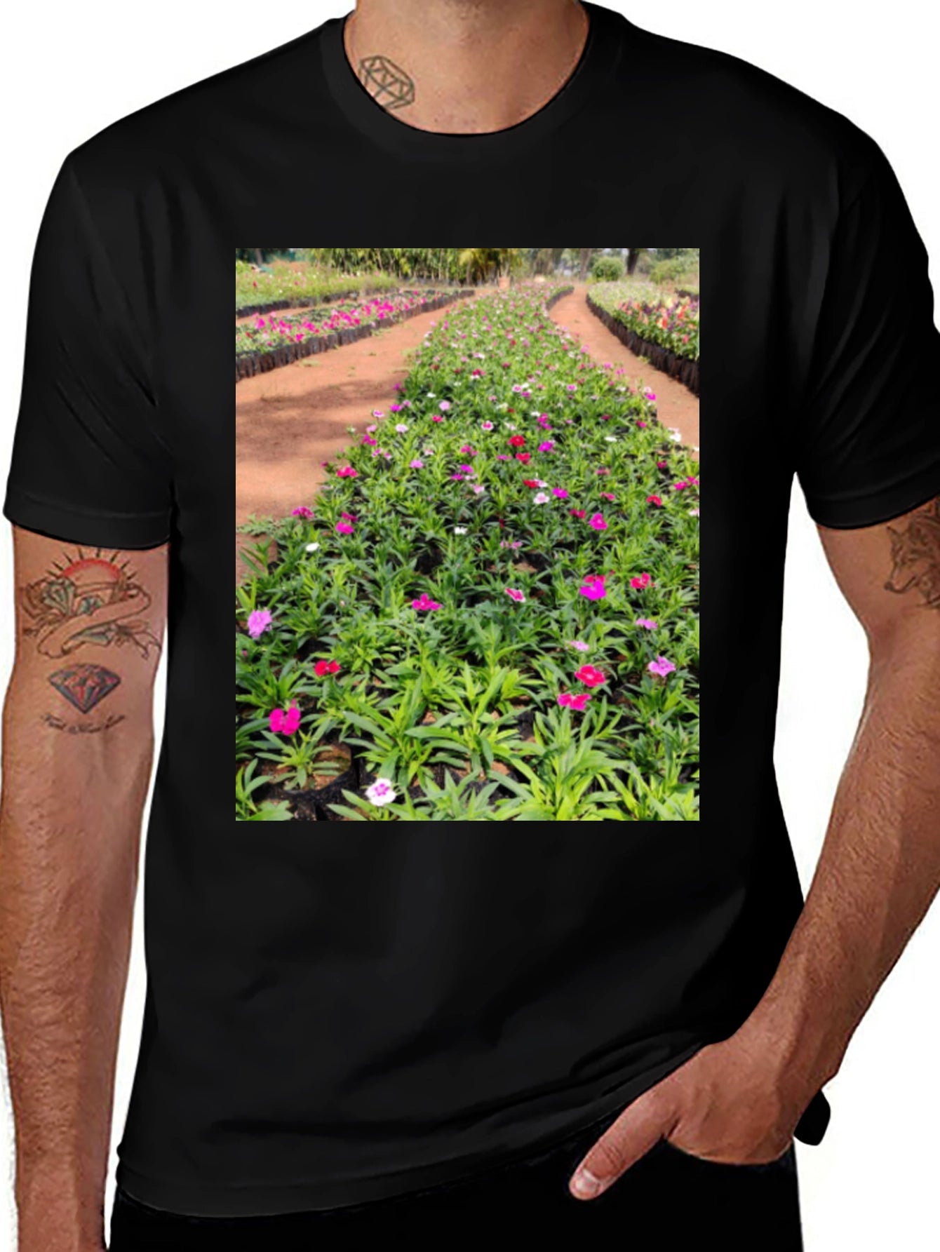 Floral Pathway T-Shirt
